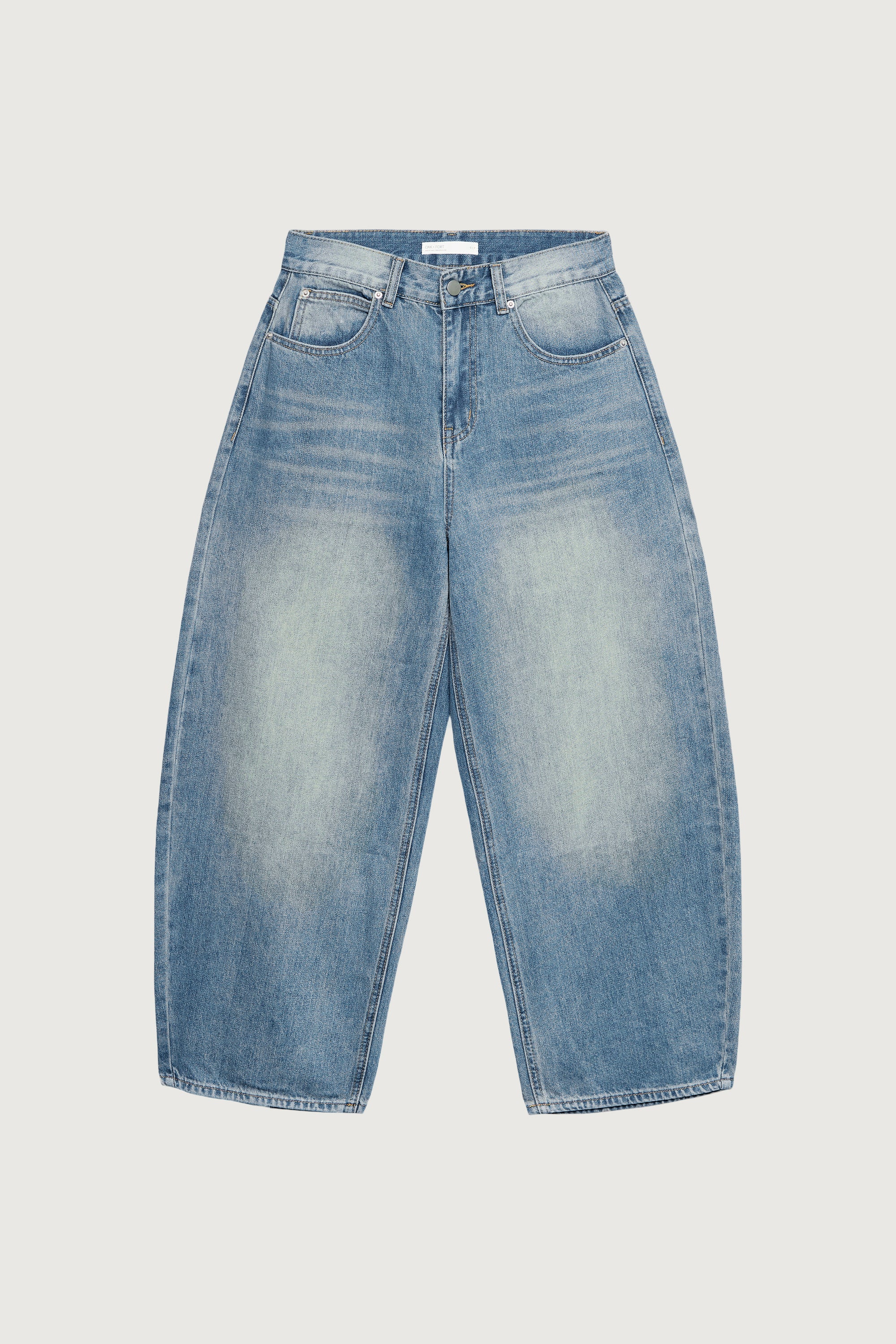 27" CURVE LEG MID RISE DENIM JEAN - Image 7