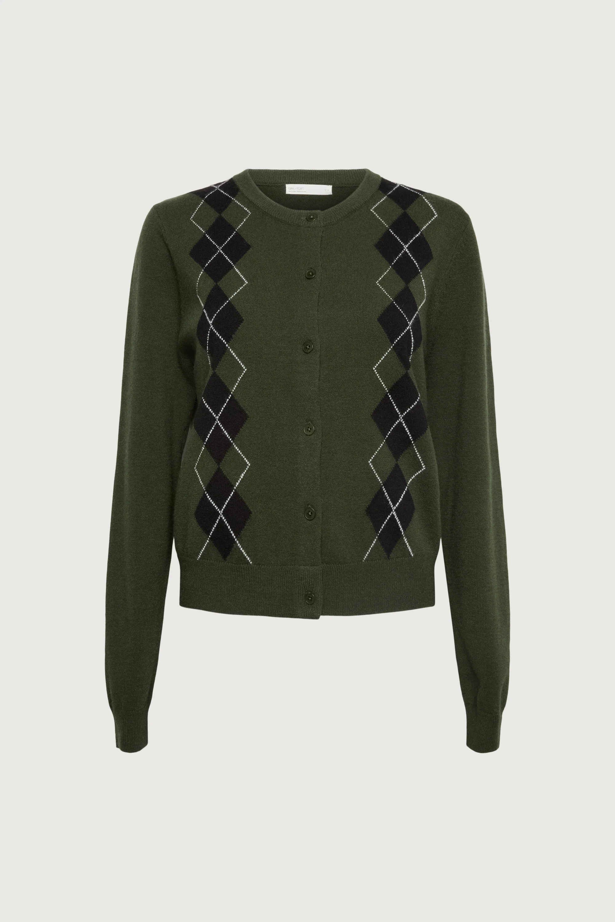 ARGYLE BUTTON FRONT CARDIGAN - Image 4