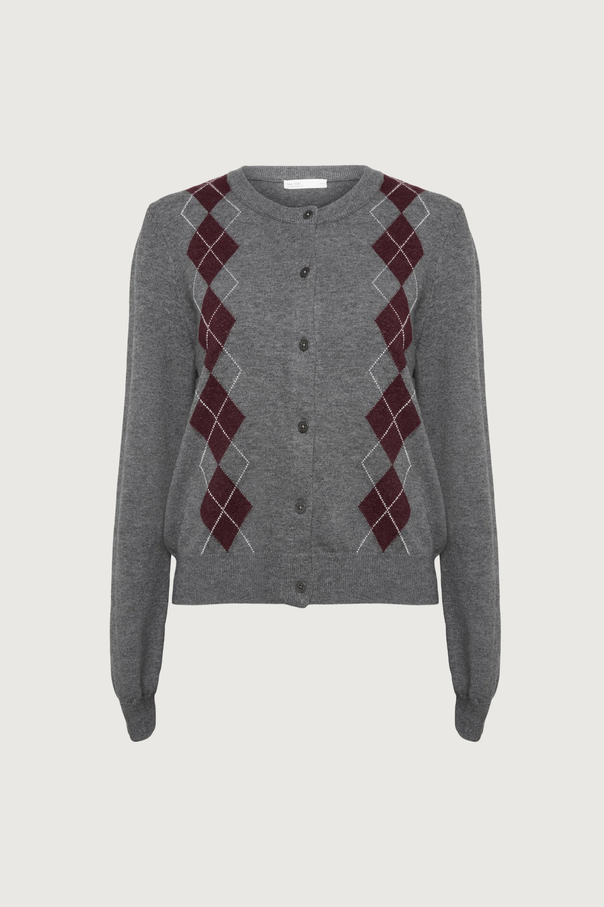 ARGYLE BUTTON FRONT CARDIGAN - Image 5
