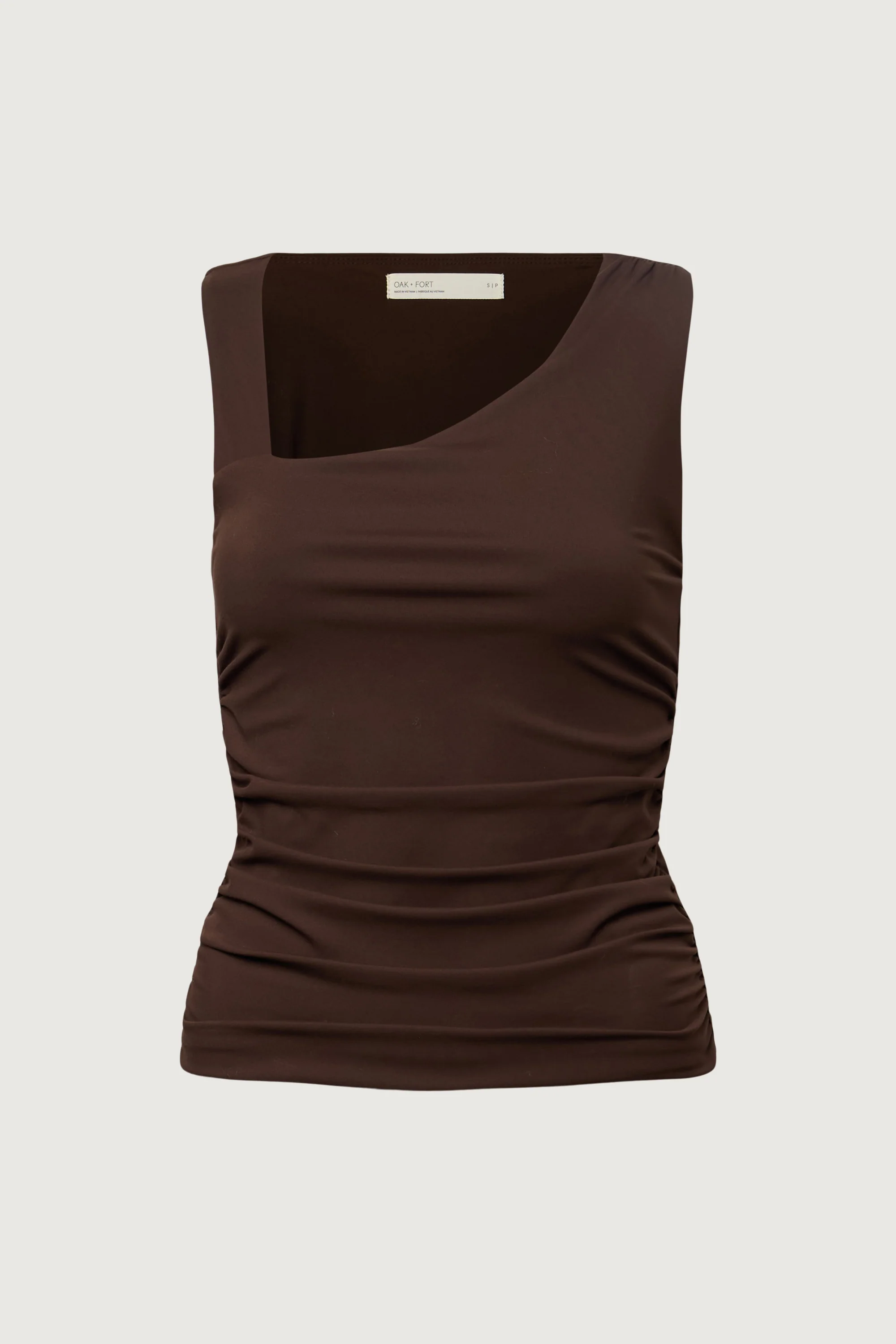 ASYMMETRICAL NECKLINE CROPPED TOP - Image 5