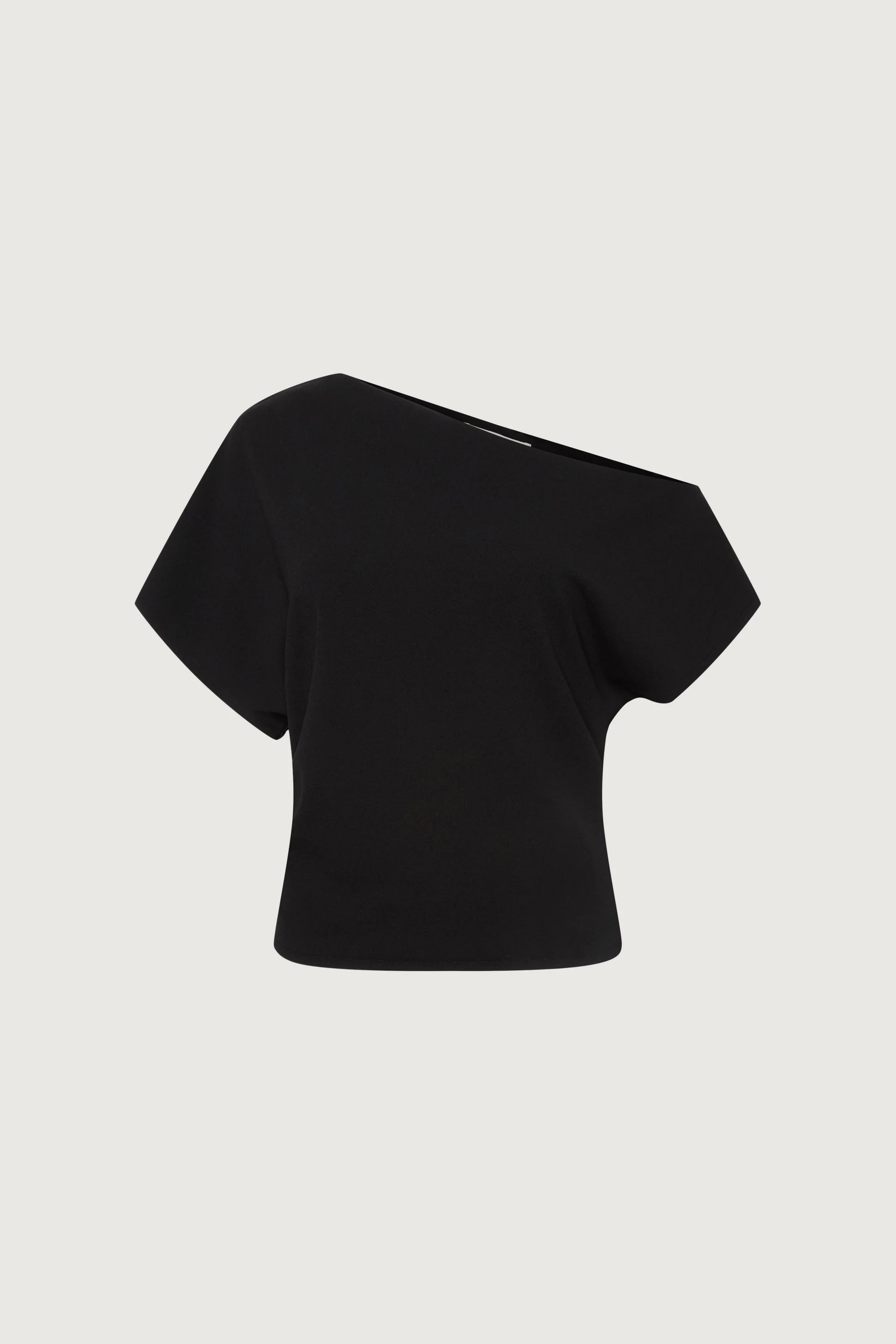 ASYMMETRICAL OFF SHOULDER TOP