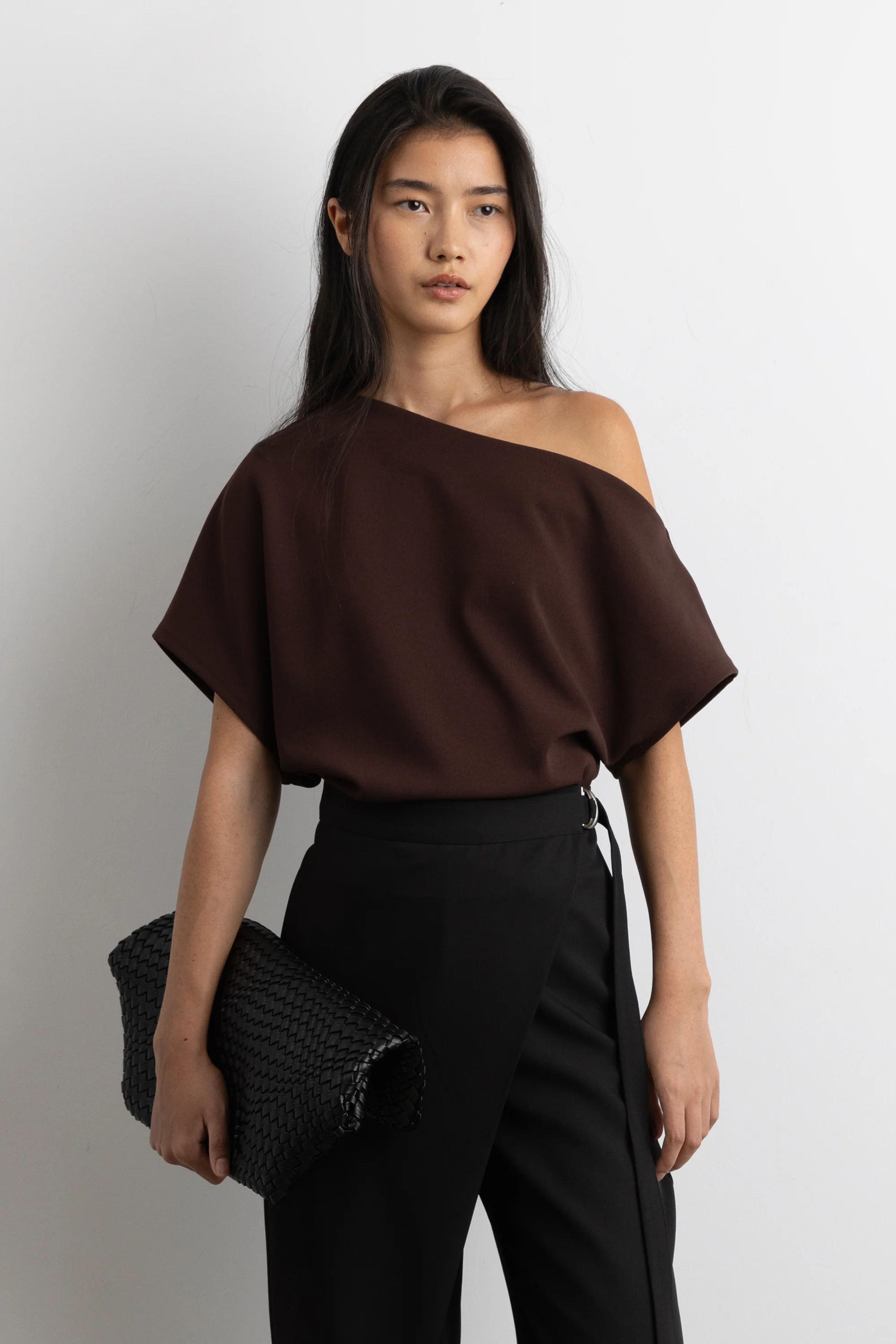ASYMMETRICAL OFF SHOULDER TOP - Image 3