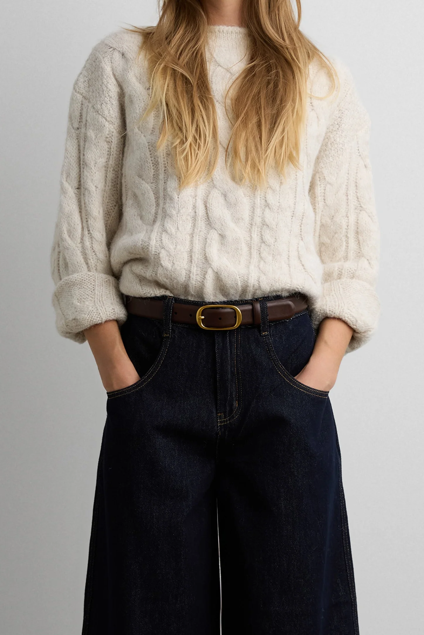 BLAKE OVAL LEATHER BELT - Image 5