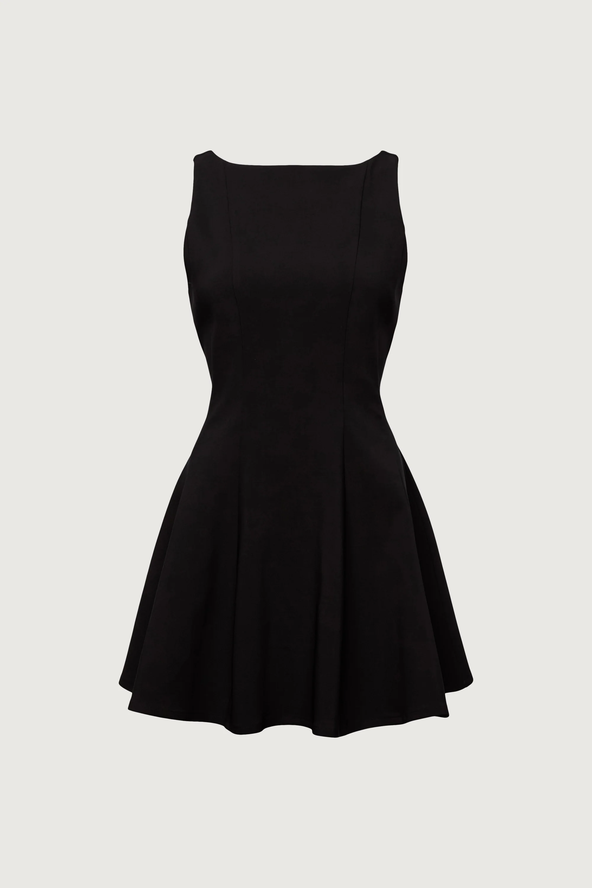 BOAT NECK SLEEVELESS MINI DRESS - Image 5