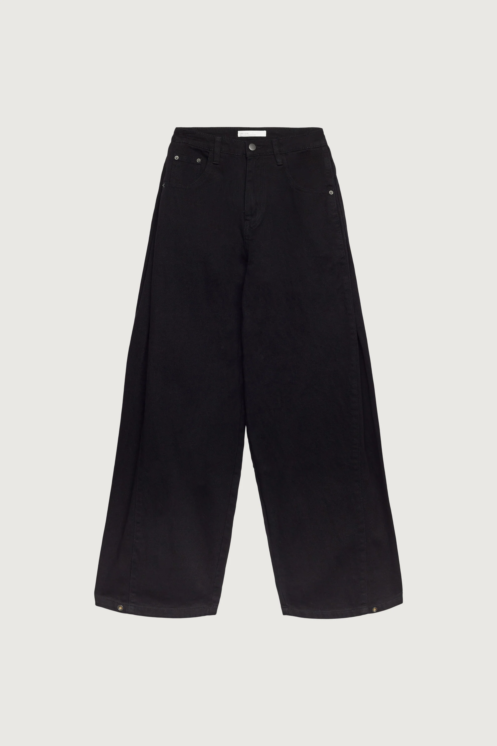 BOTTOM SNAP COTTON TWILL PANTS - Image 9