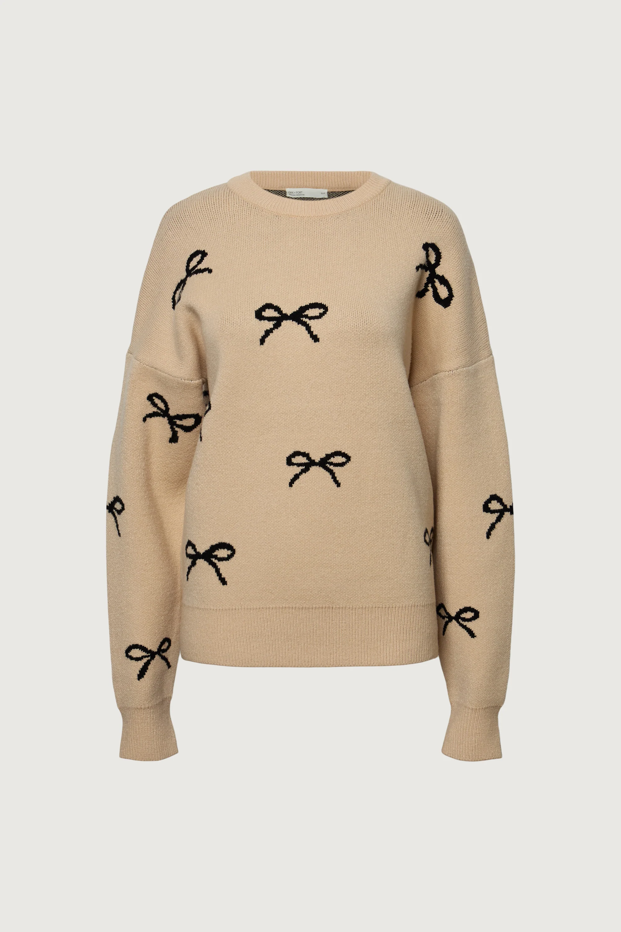 BOW JACQUARD KNIT SWEATER - Image 5