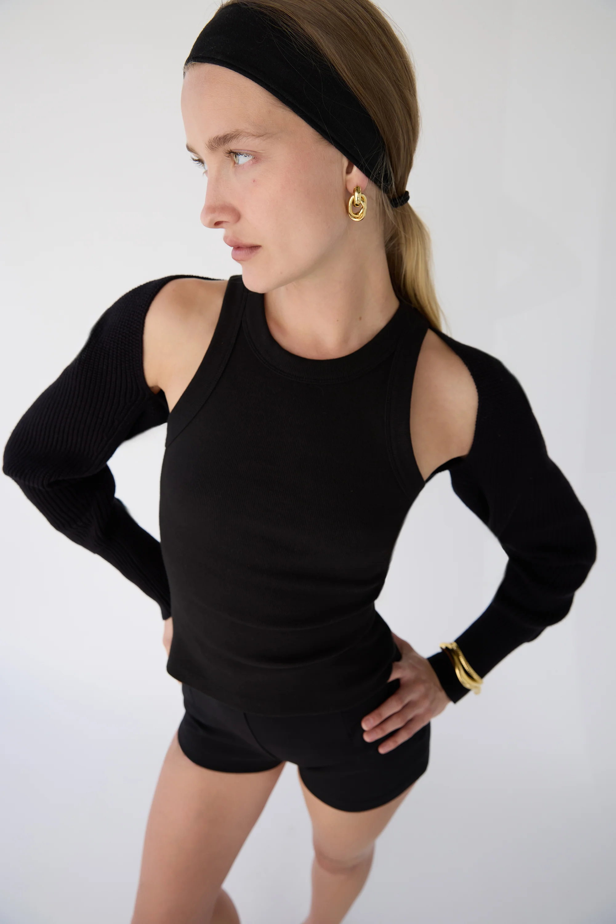 RIBBED HIGH NECK TANK TOP - Image 3