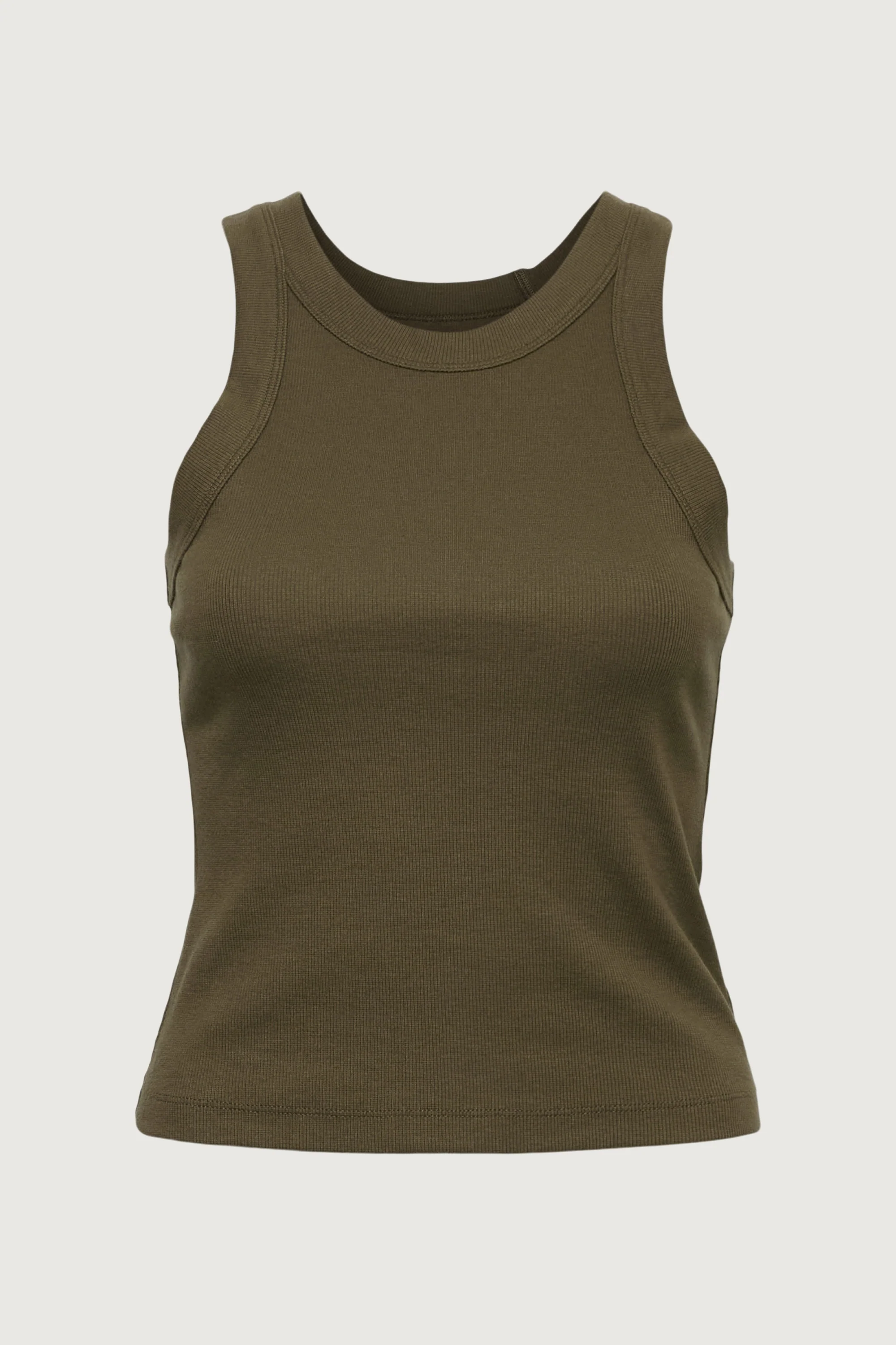 RIBBED HIGH NECK TANK TOP - Image 4