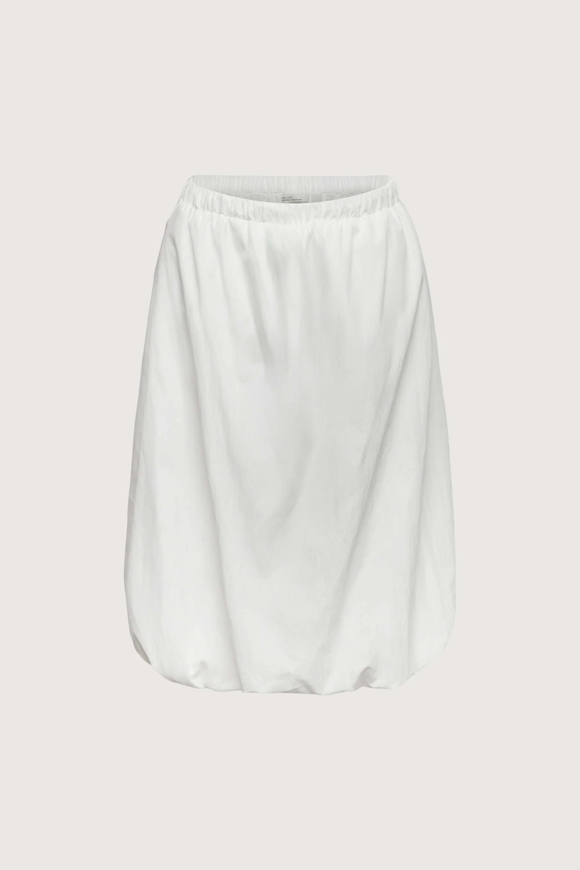 BUBBLE HEM MIDI SKIRT WITH DRAWSTRING - Image 2