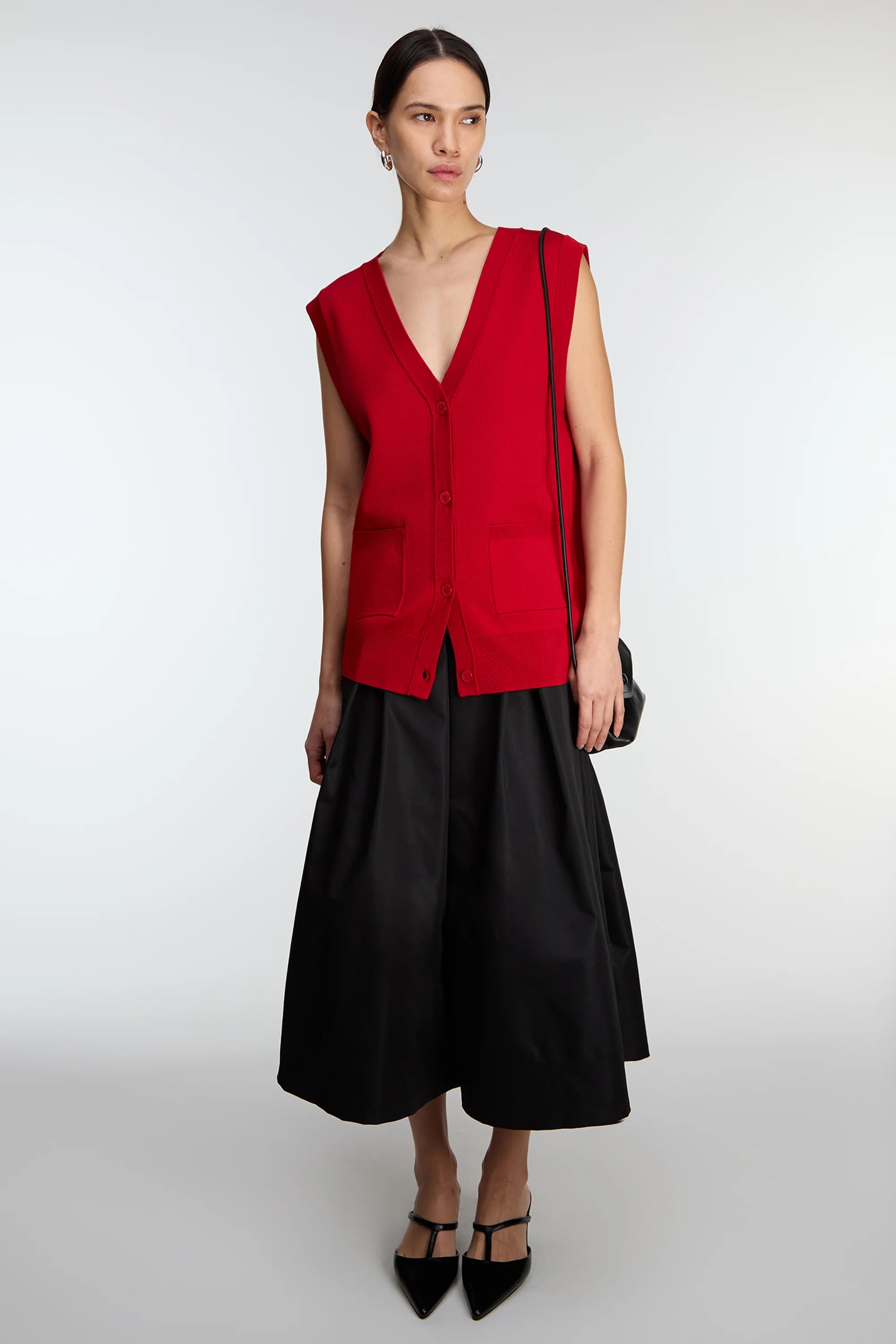BUTTON FRONT SWEATER VEST - Image 3