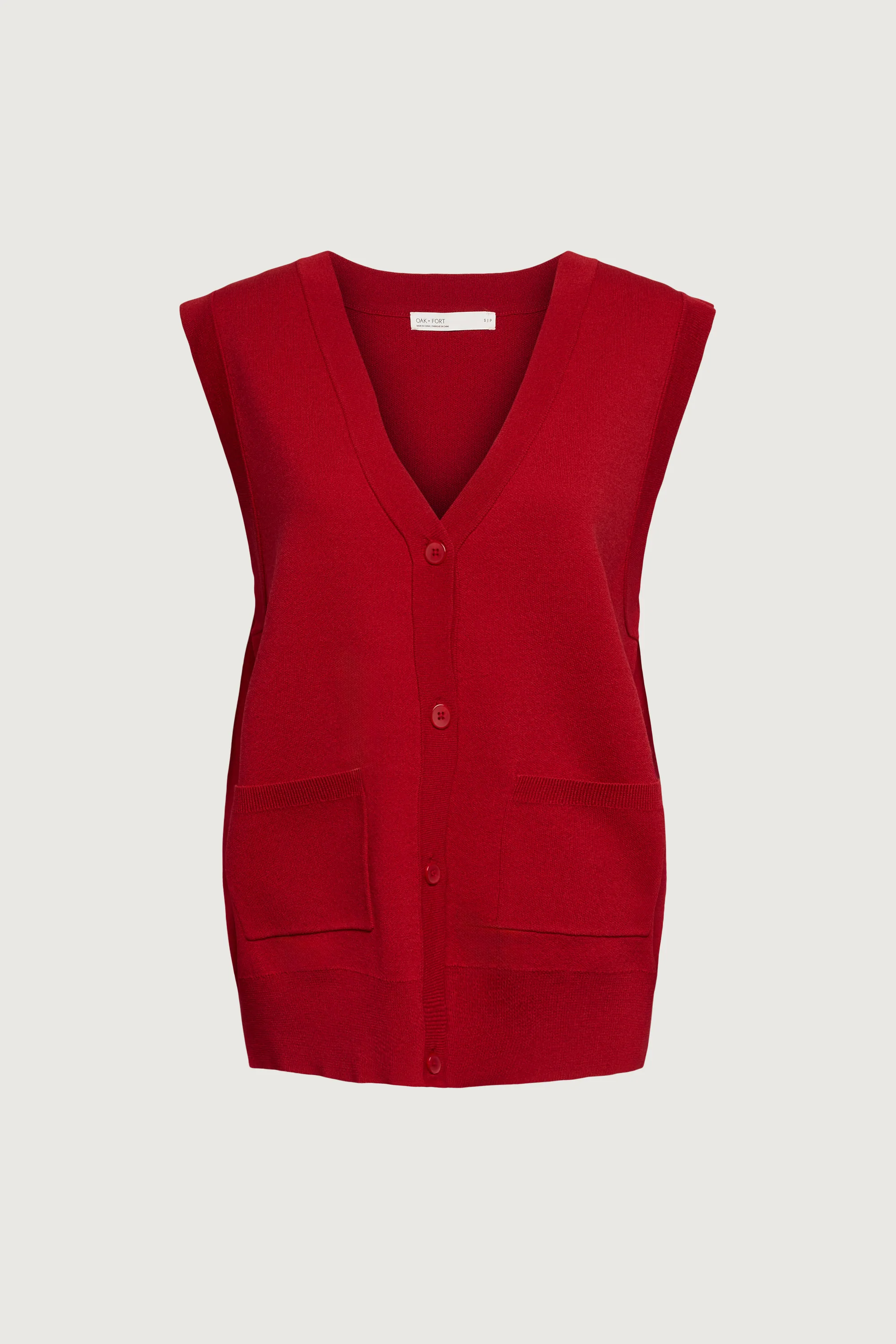 BUTTON FRONT SWEATER VEST - Image 7