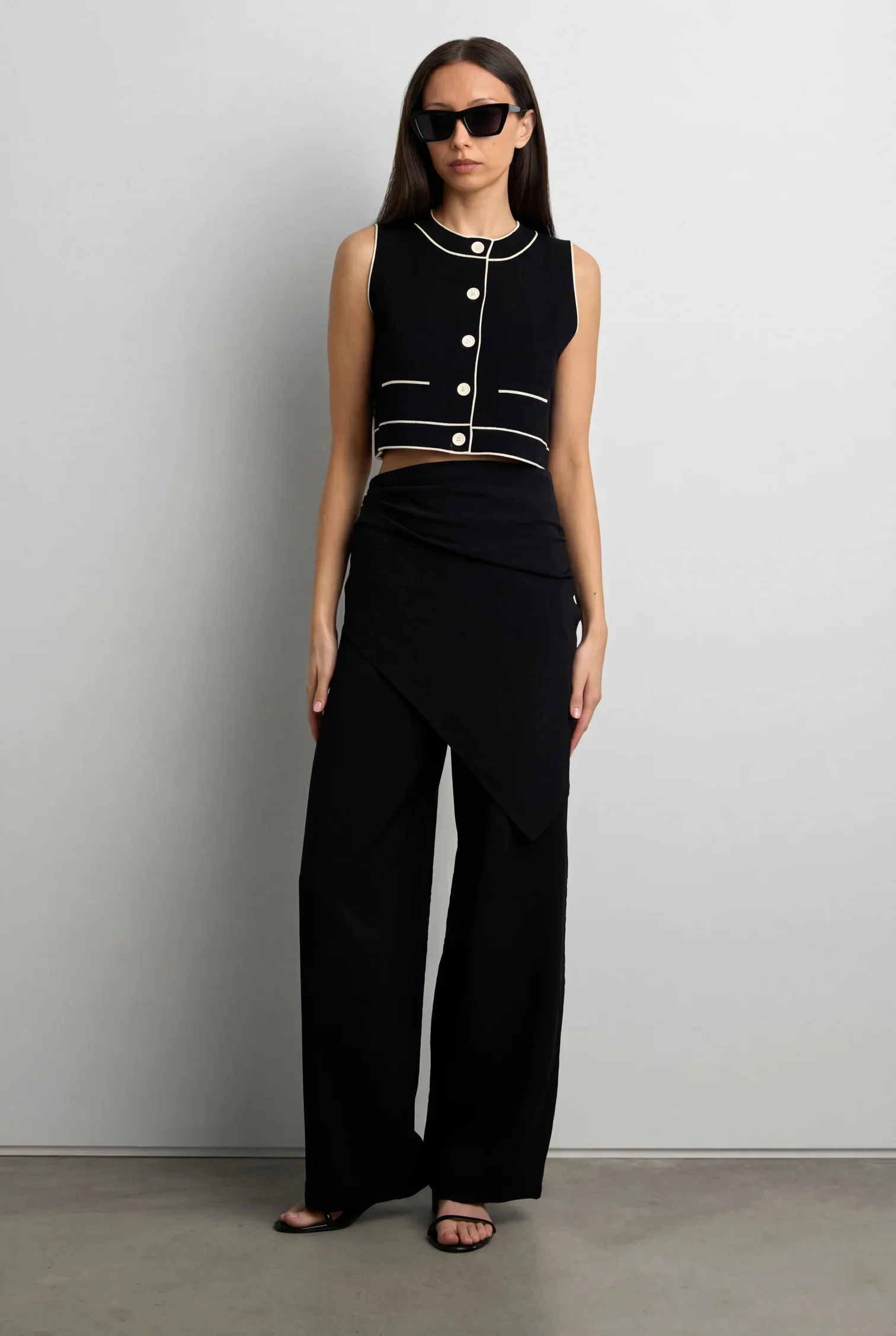 BUTTON UP SWEATER VEST - Image 4