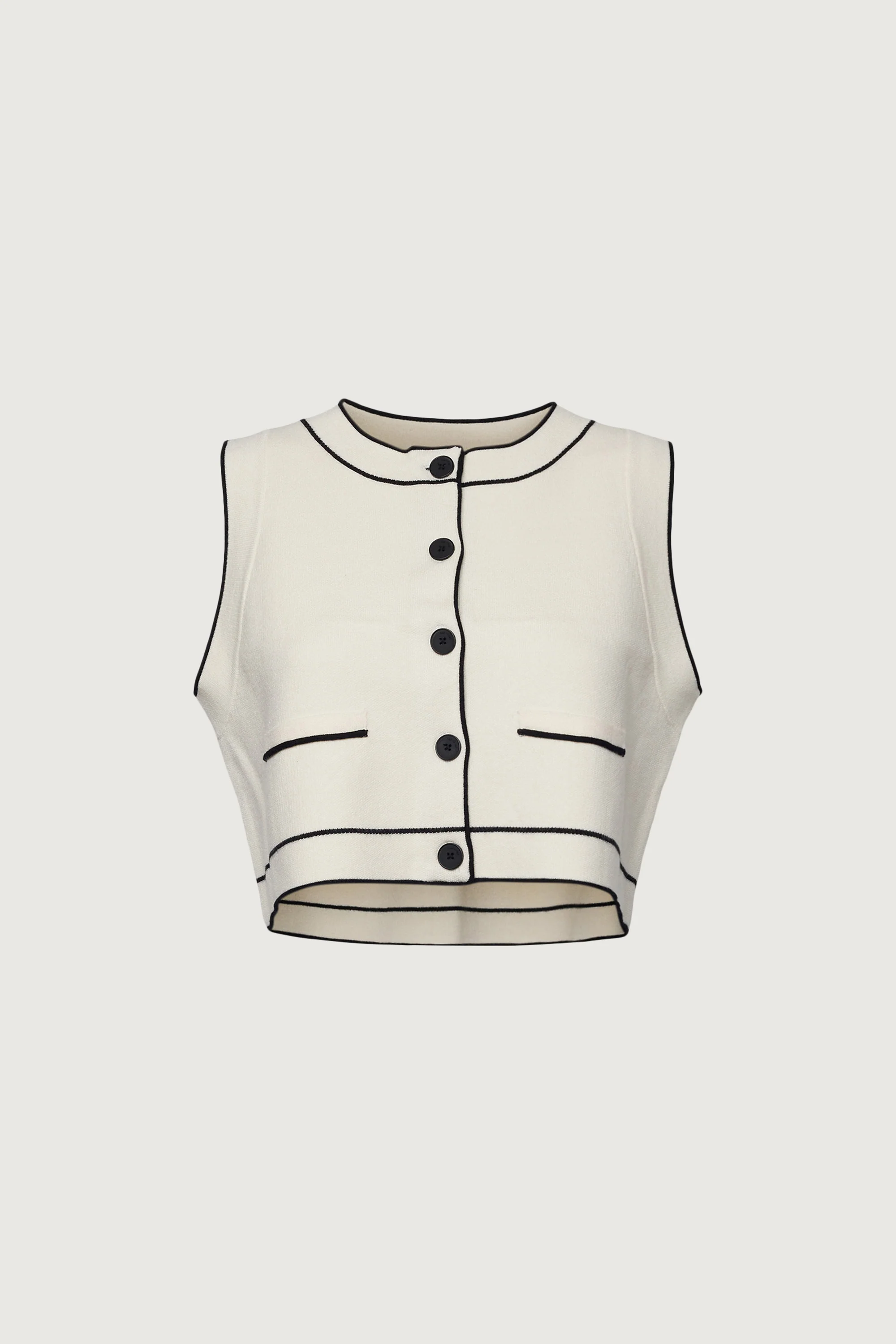BUTTON UP SWEATER VEST - Image 6