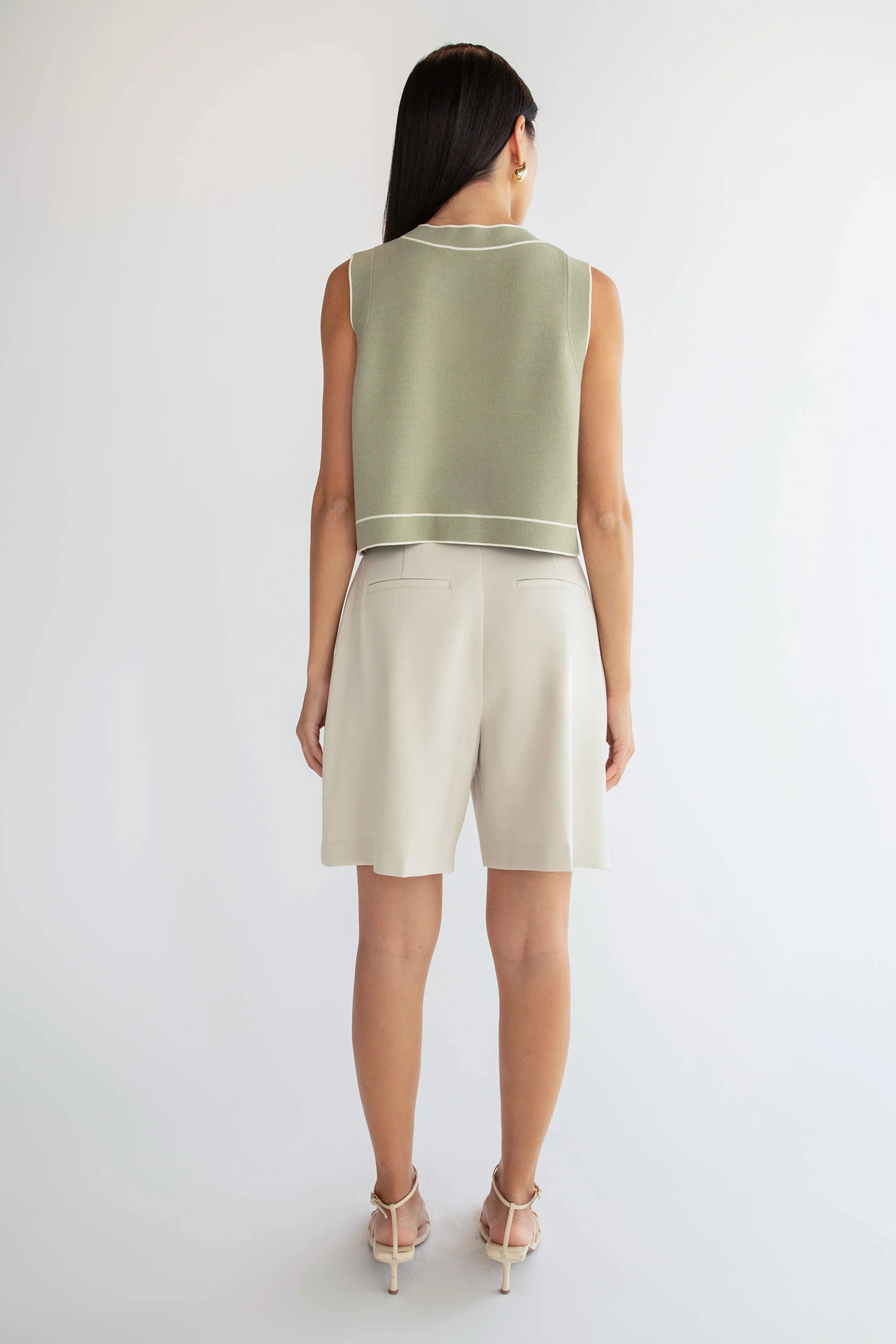 BUTTON UP SWEATER VEST - Image 9