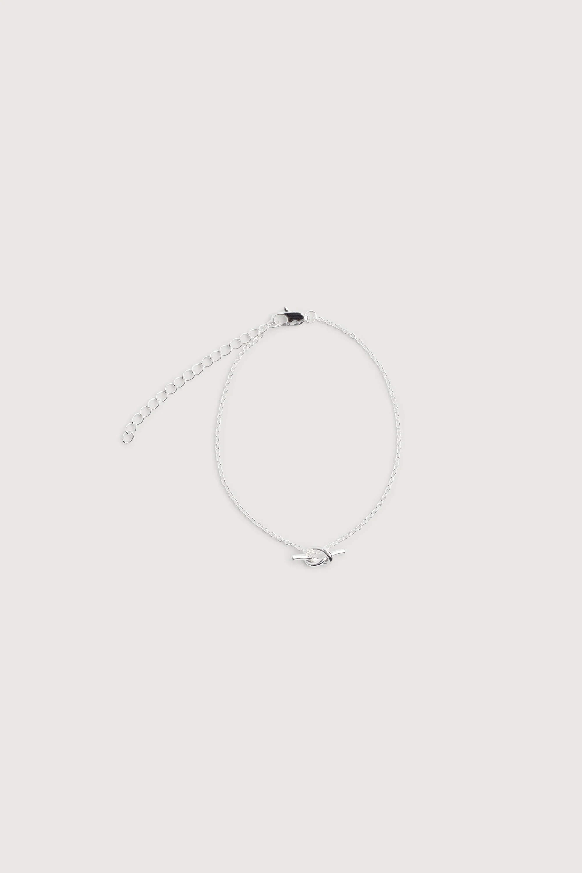 CHAIN BRACELET WITH KNOT CHARM - Image 3