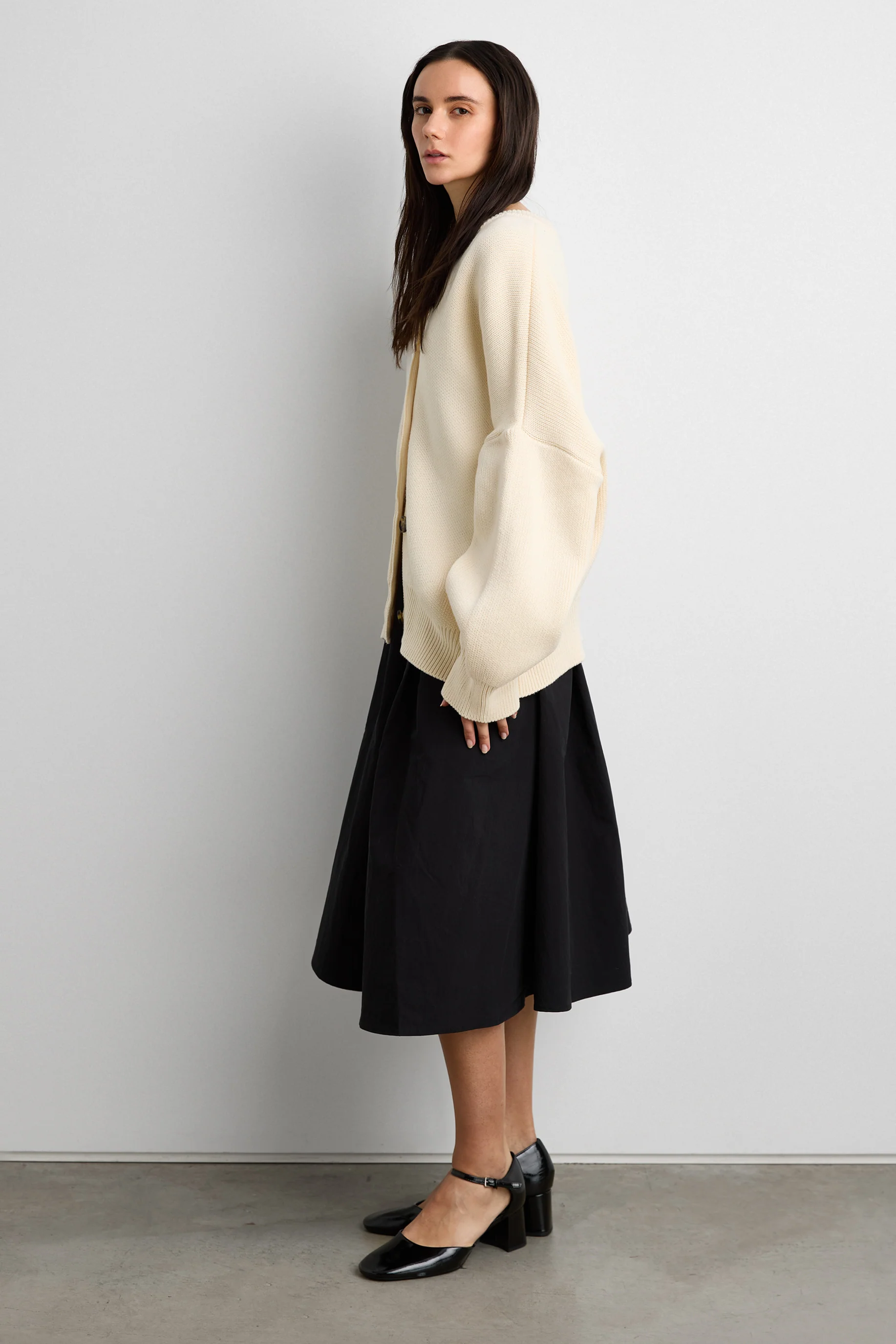 CHUNKY OVERSIZED KNIT SWEATER - Image 4