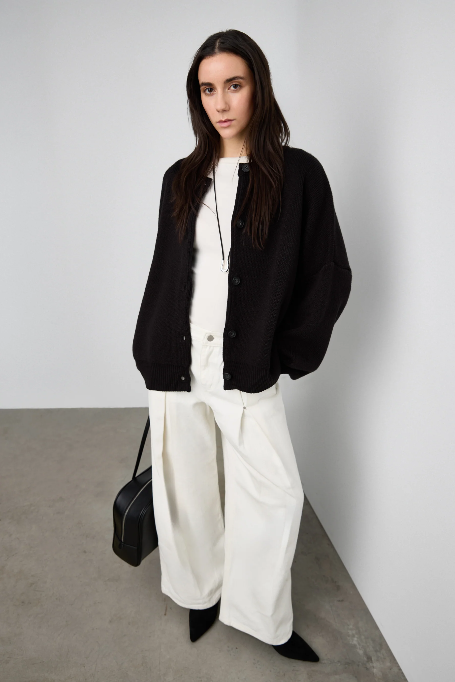 CHUNKY OVERSIZED KNIT SWEATER - Image 6