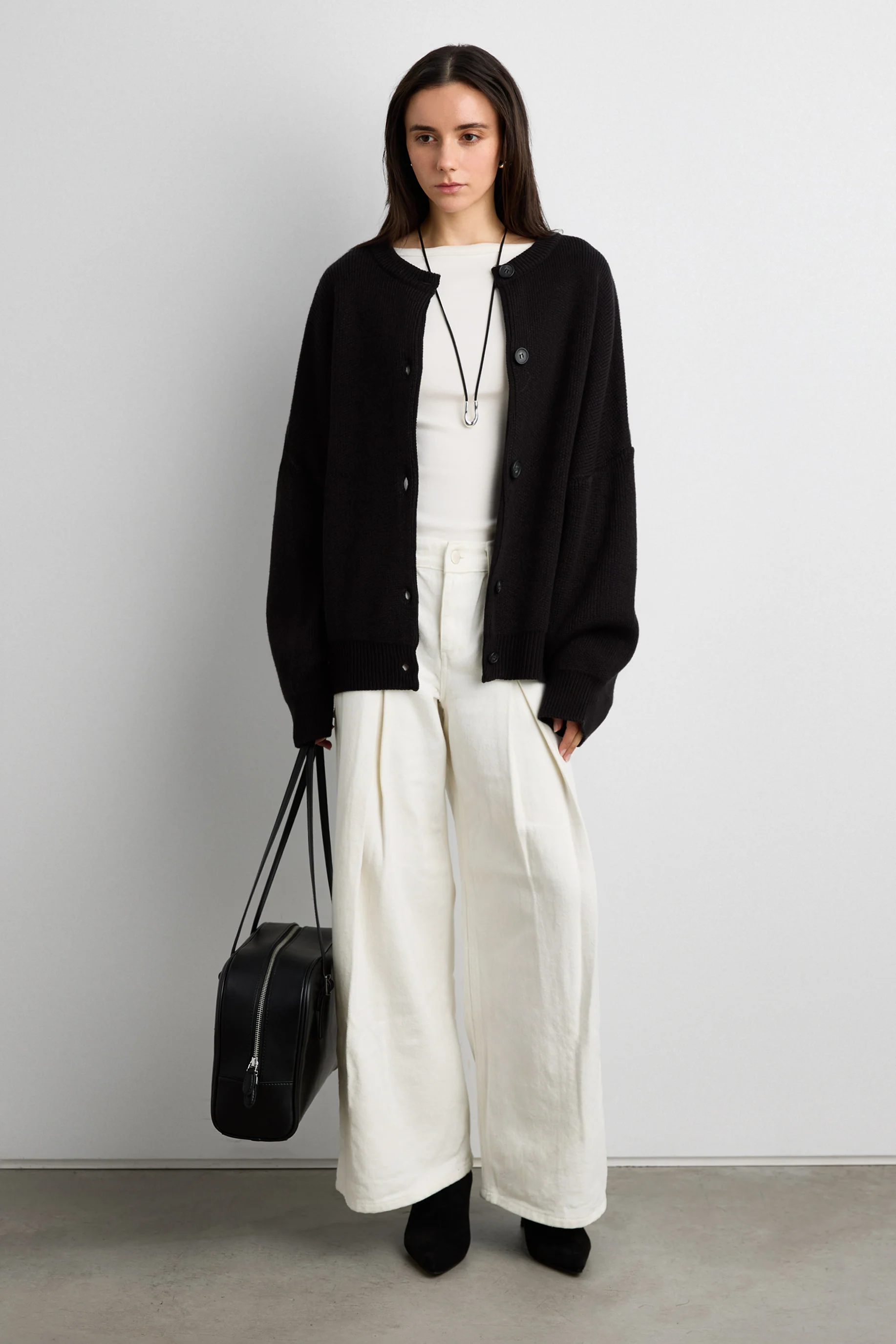 CHUNKY OVERSIZED KNIT SWEATER - Image 7