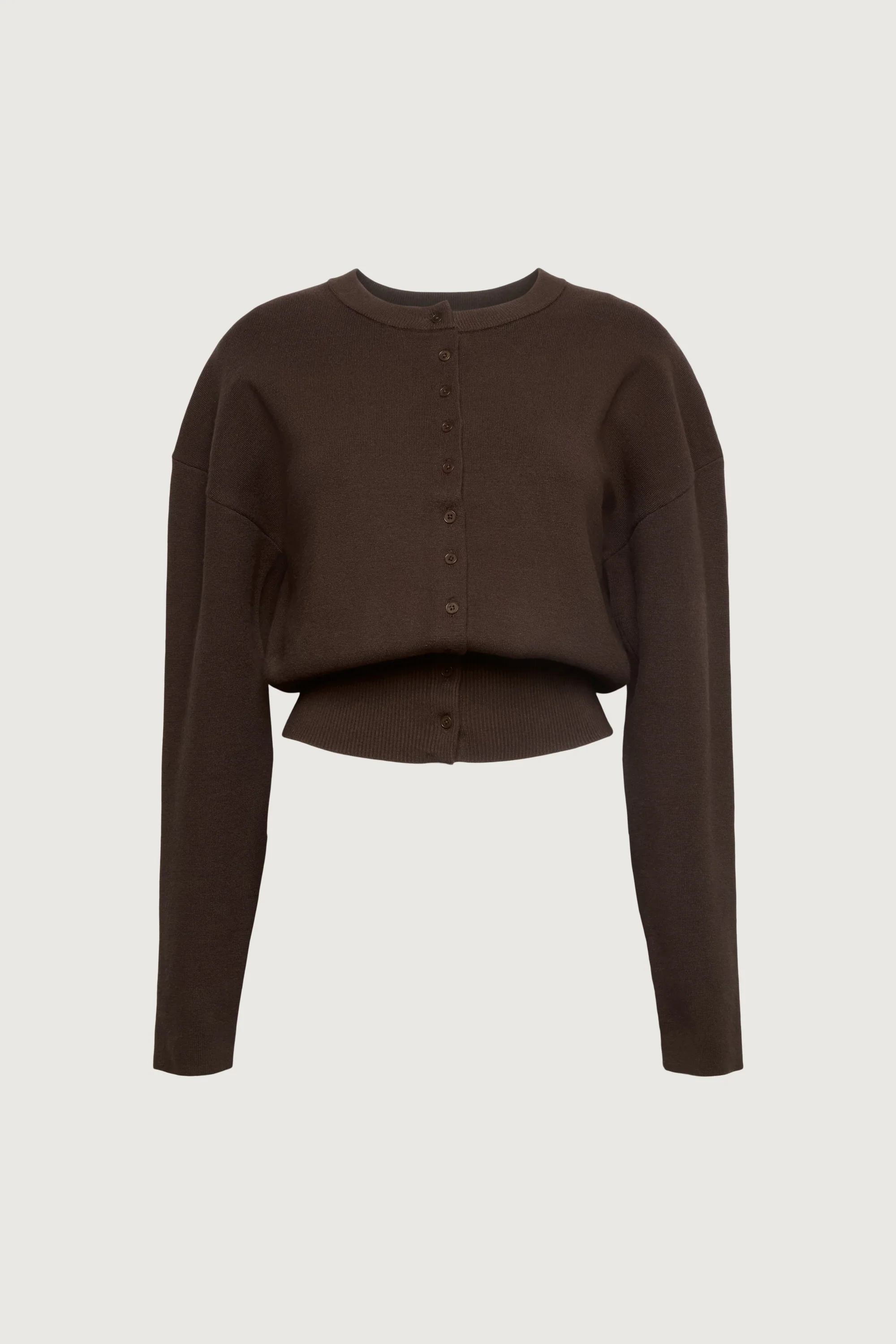 CINCHED WAIST BUTTON FRONT CARDIGAN - Image 11
