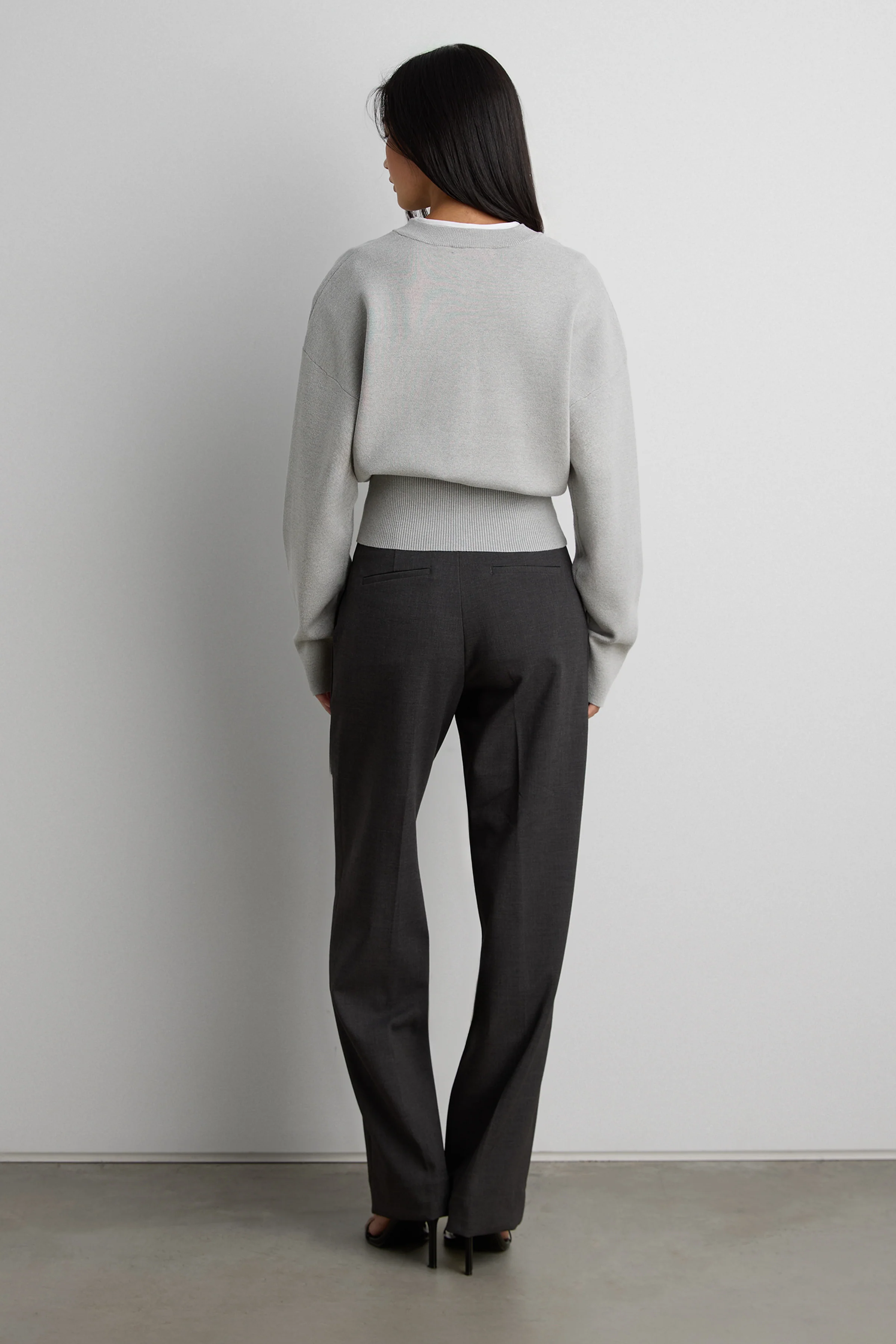 CINCHED WAIST BUTTON FRONT CARDIGAN - Image 4