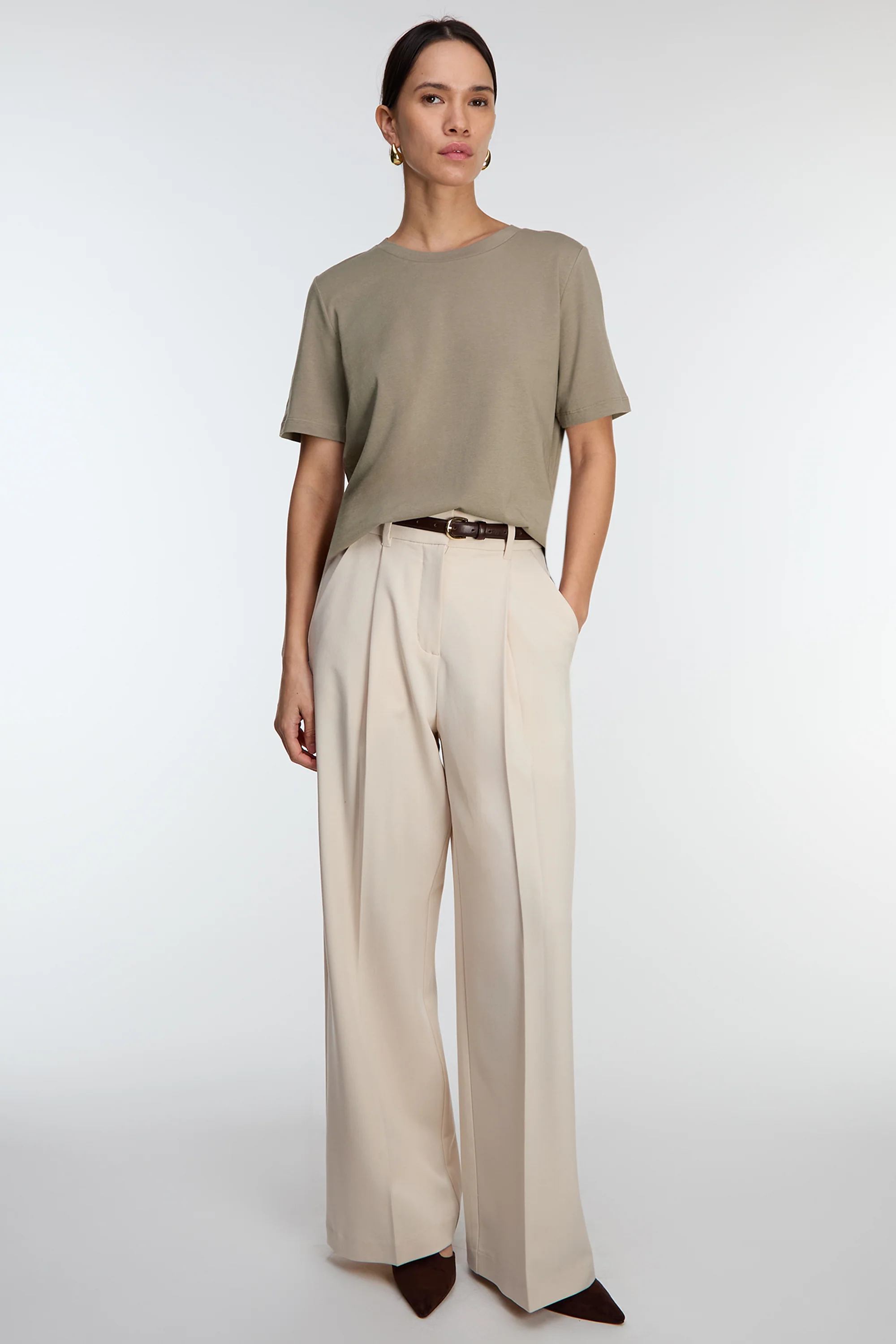 COTTON MODAL CLASSIC FIT CREWNECK T-SHIRT - Image 10