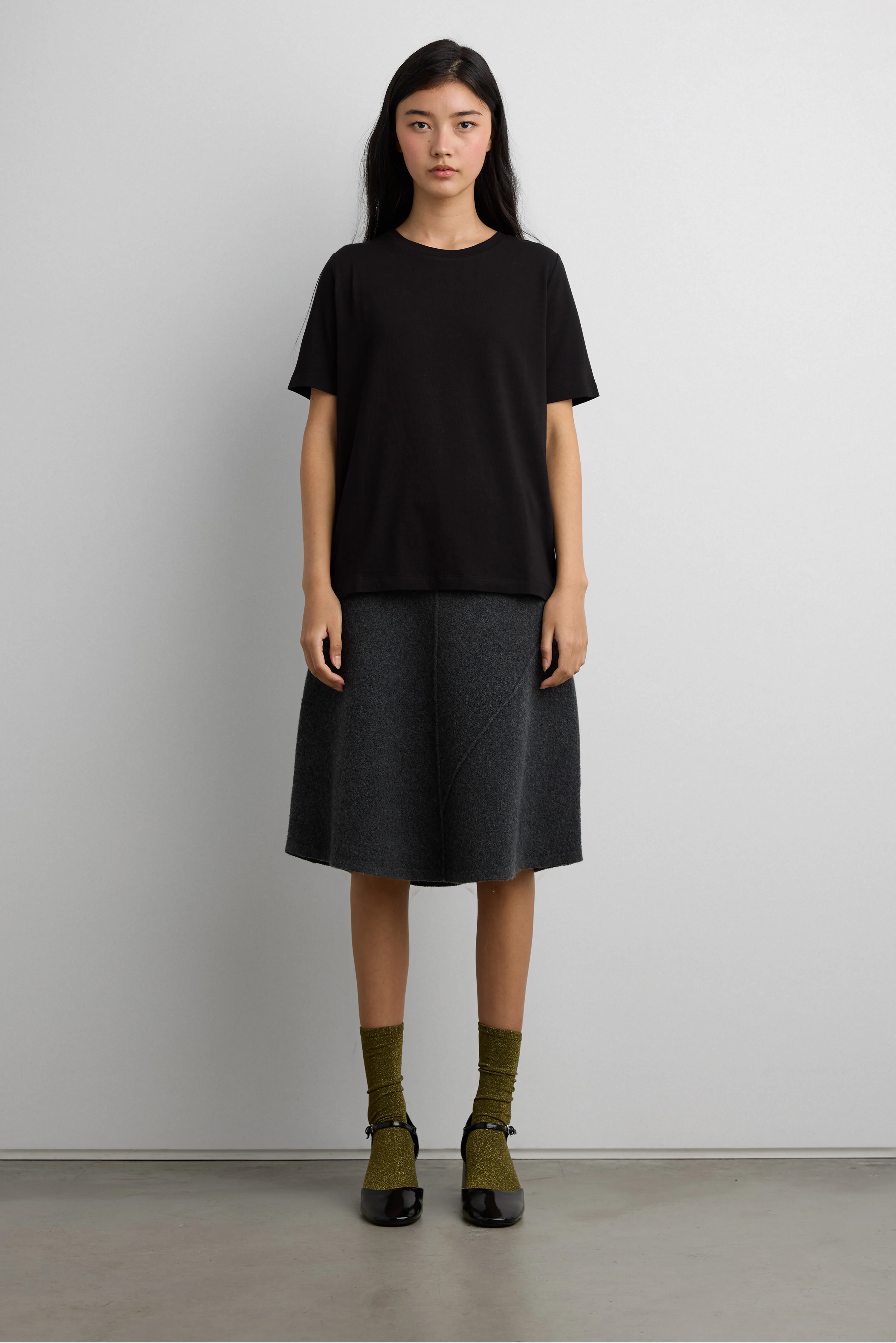 COTTON MODAL CLASSIC FIT CREWNECK T-SHIRT - Image 3