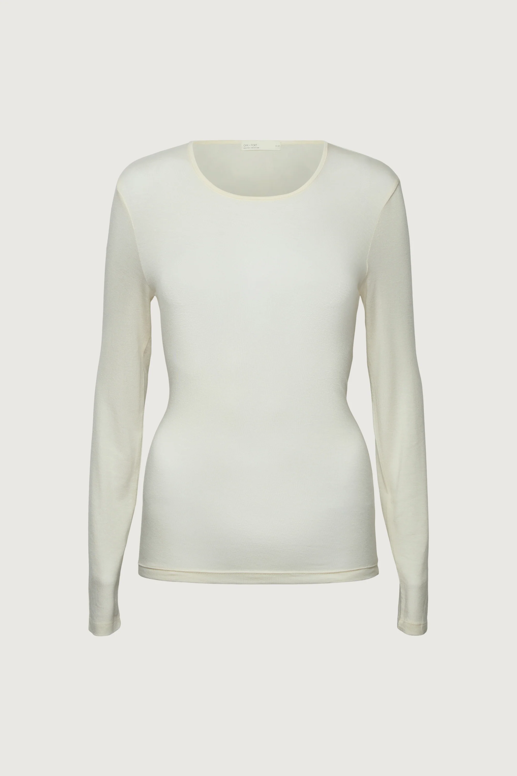 CLASSIC TENCEL LONG SLEEVE TOP - Image 8