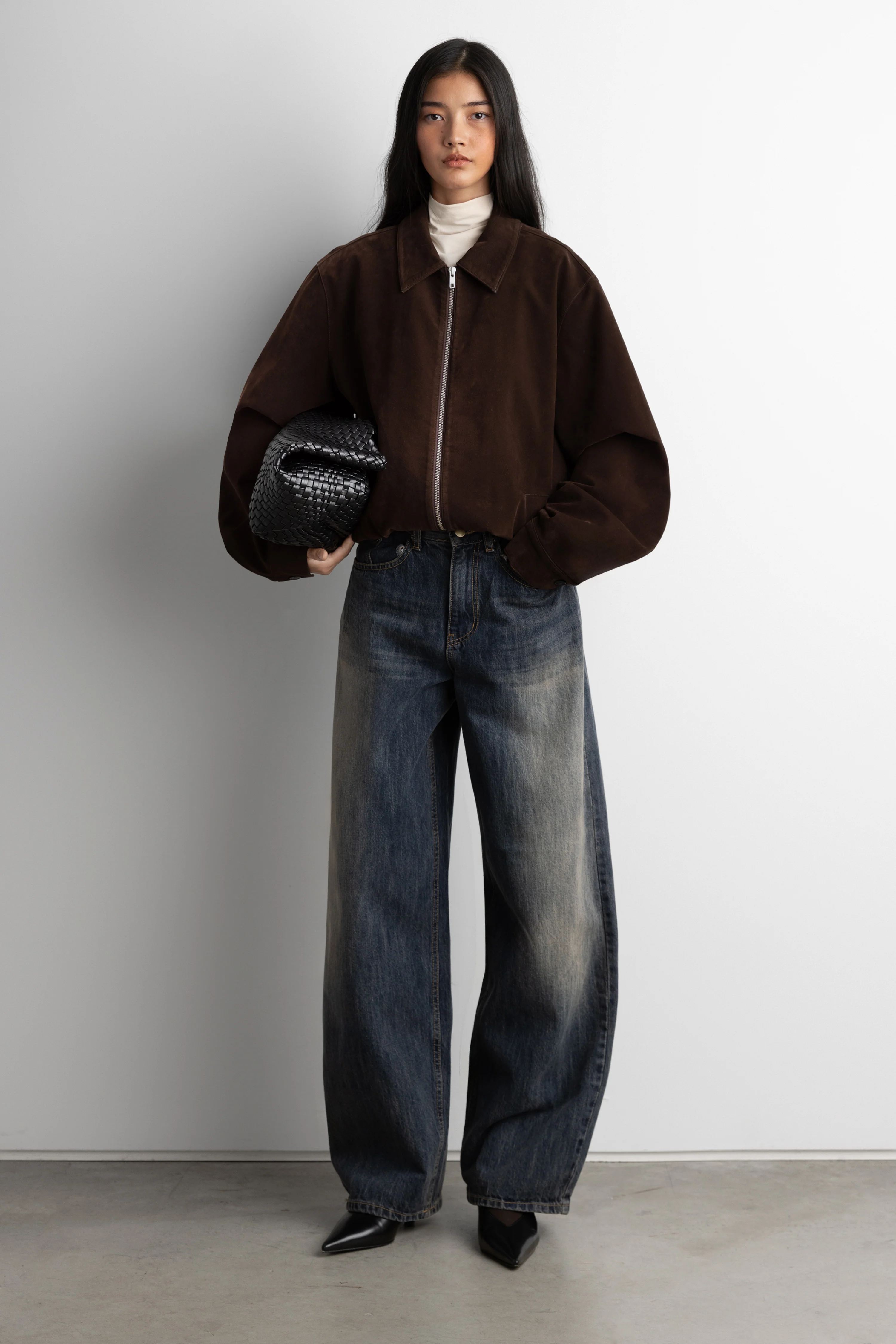 CLASSIC VEGAN SUEDE JACKET - Image 6