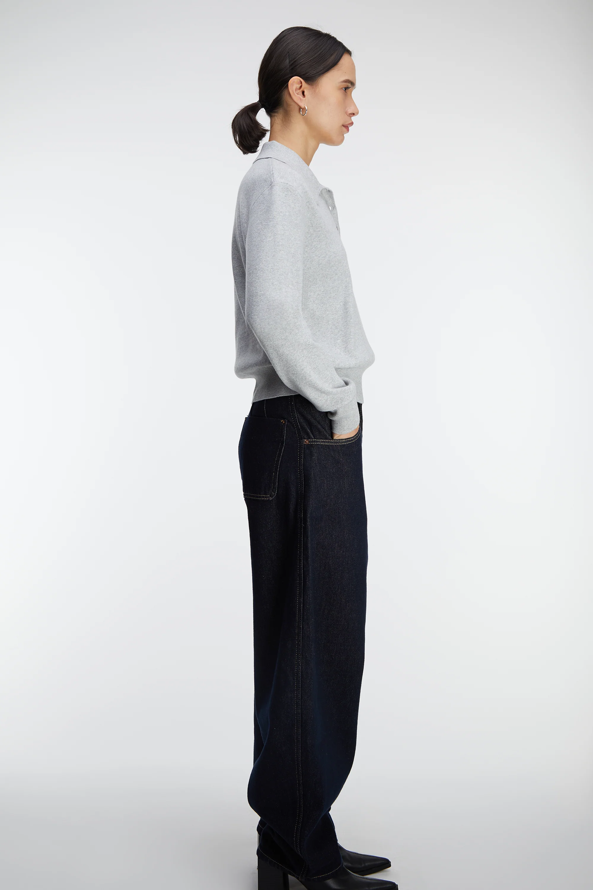 COLLARED POLO SWEATER - Image 6