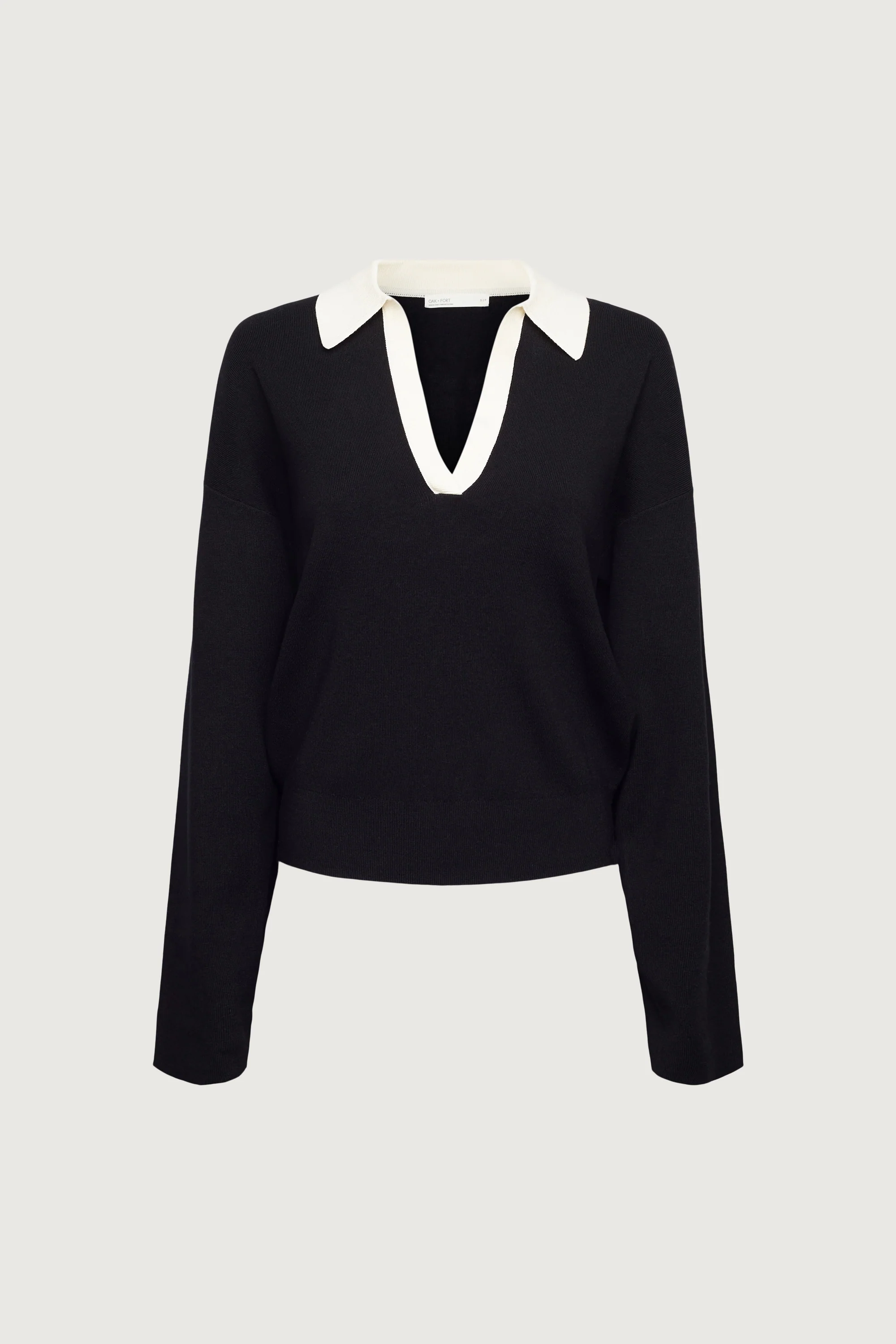 CONTRAST COLLARED SWEATER - Image 10