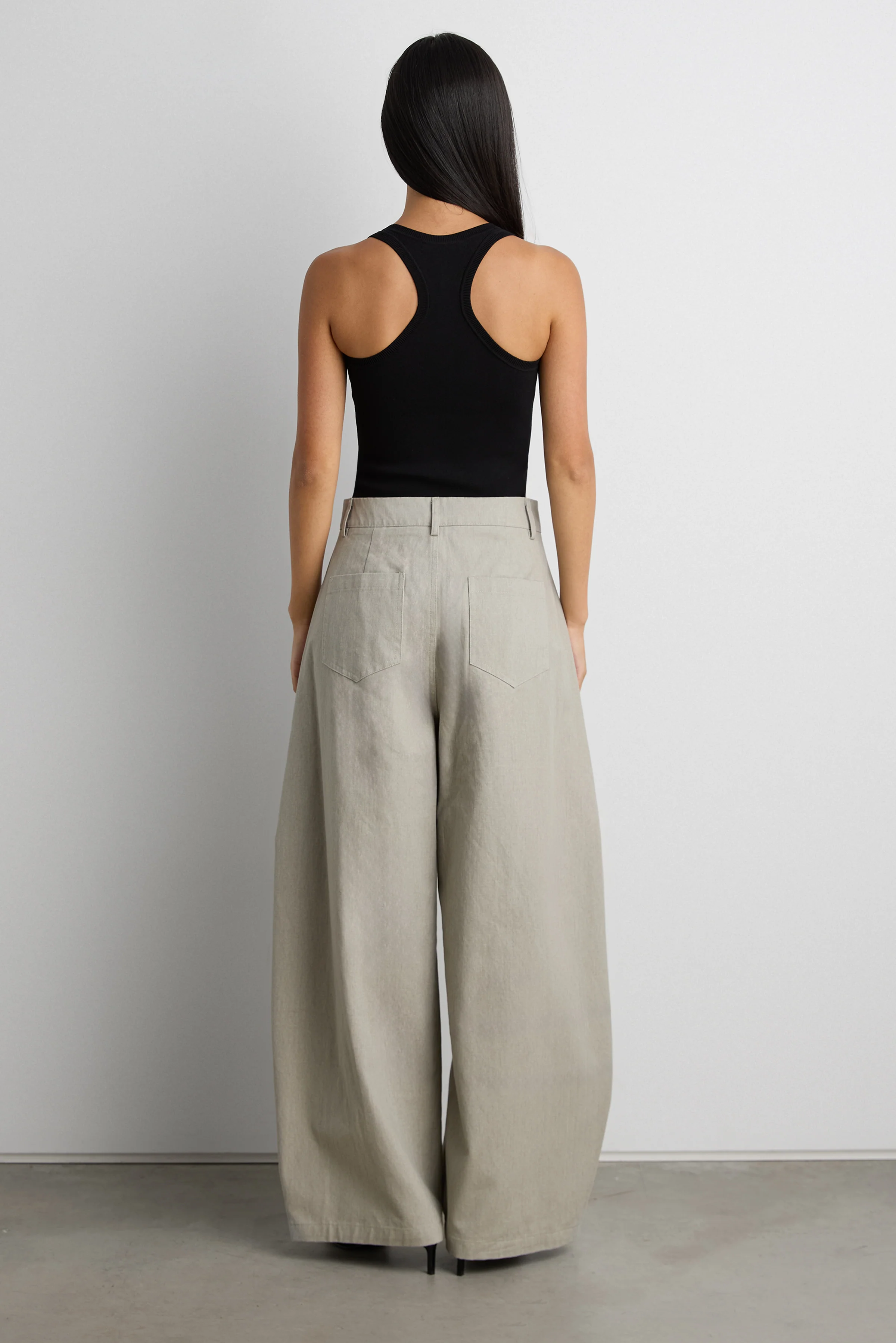 COTTON BARREL PANT - Image 3