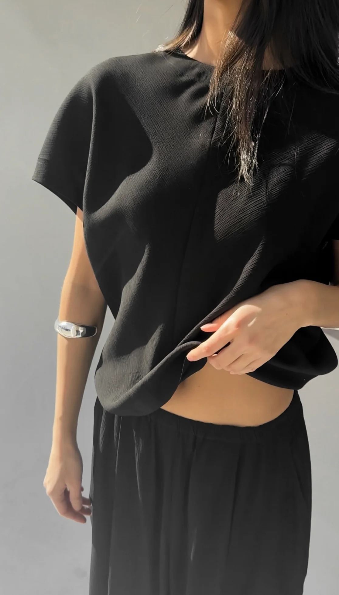 CRINKLED RAYON TOP - Image 3
