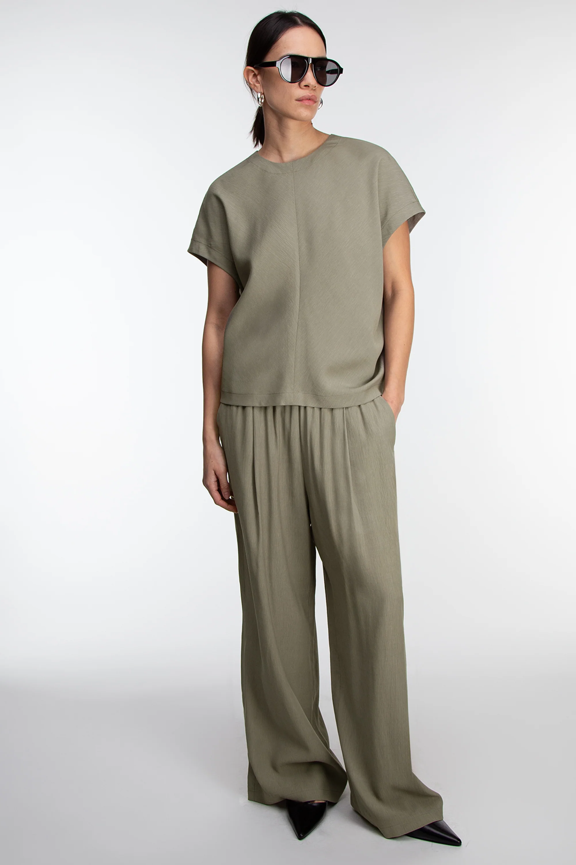 CRINKLED RAYON TOP - Image 6