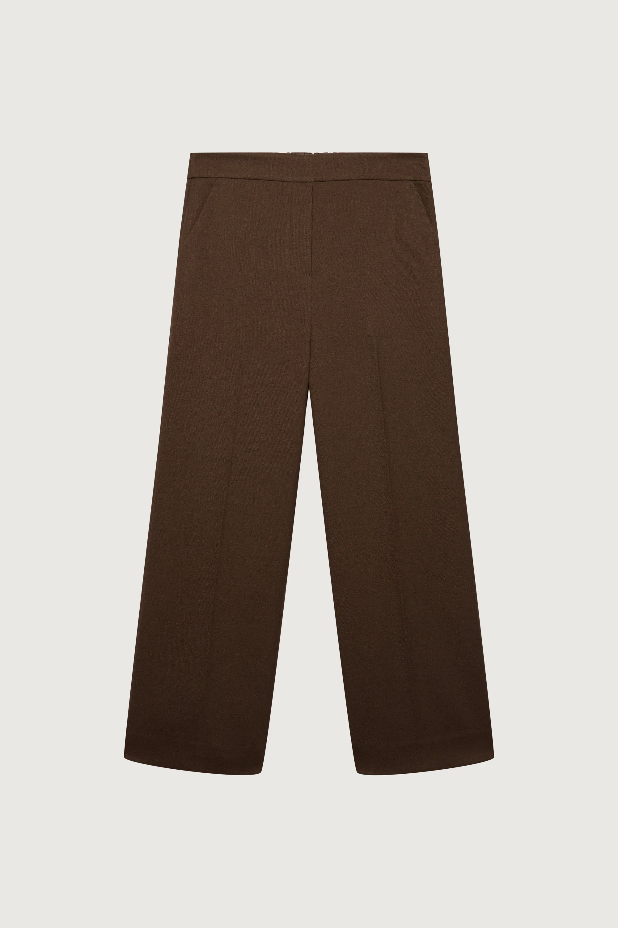 CROPPED HALF ELASTIC WAIST PANT - Image 9