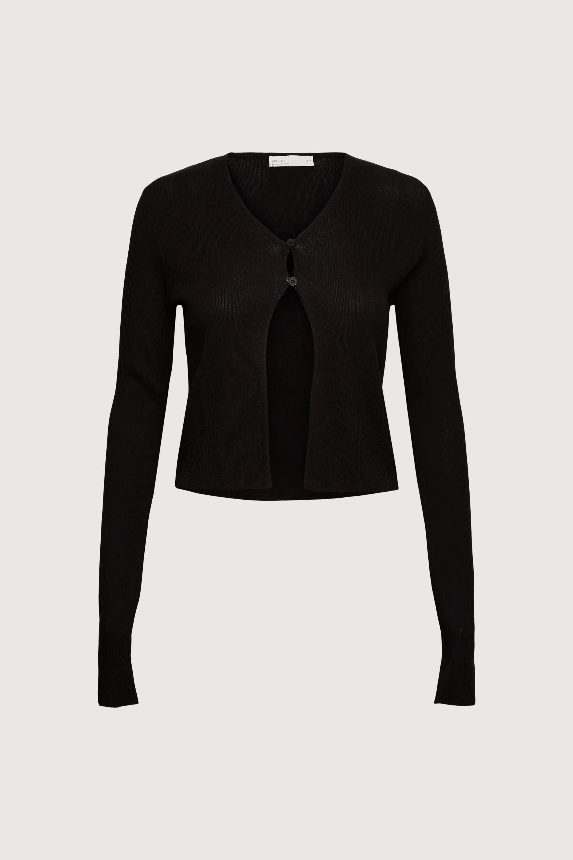 CROPPED LONG SLEEVE CARDIGAN - Image 6