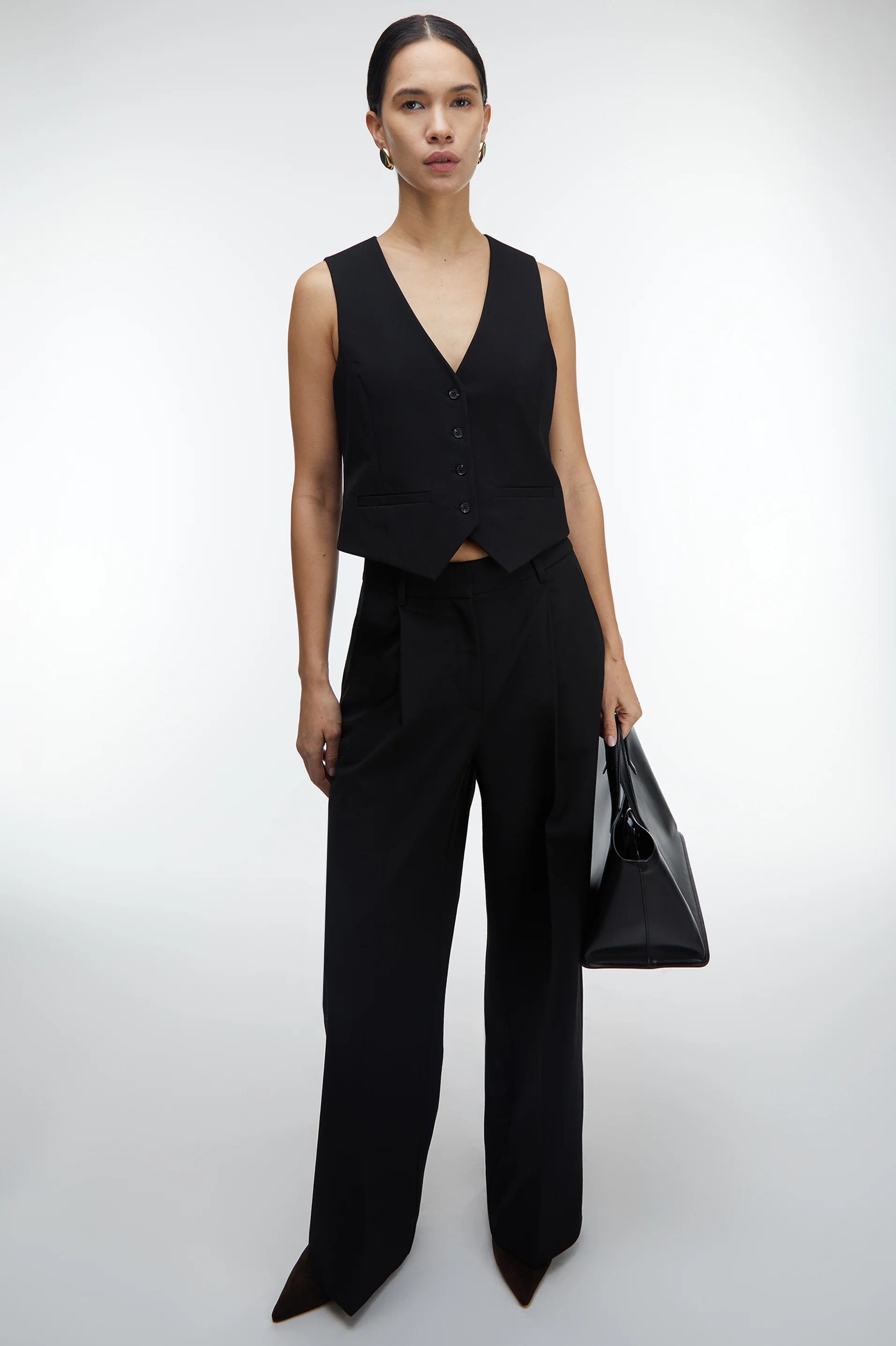 CROPPED SUITING VEST - Image 3
