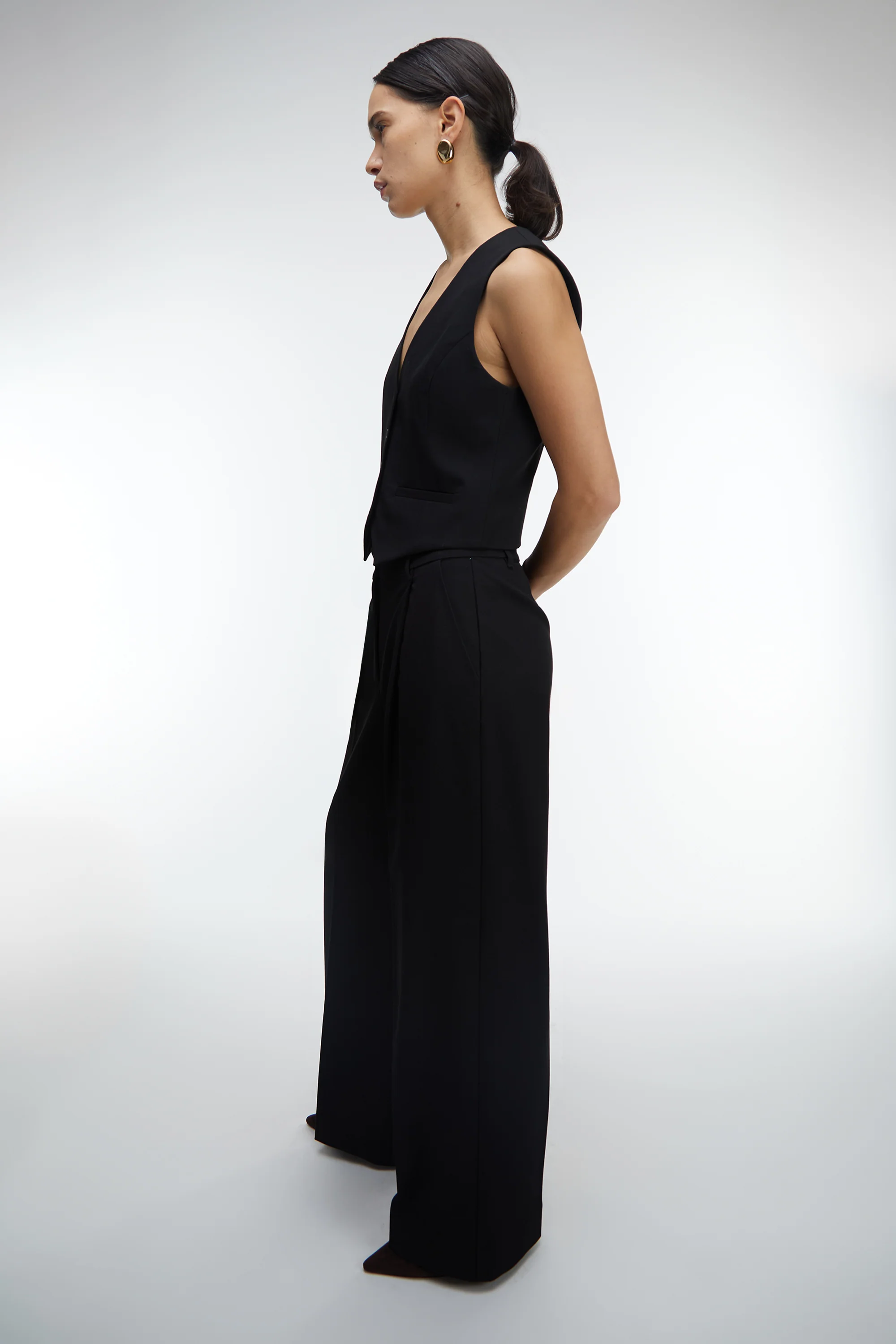 CROPPED SUITING VEST - Image 4
