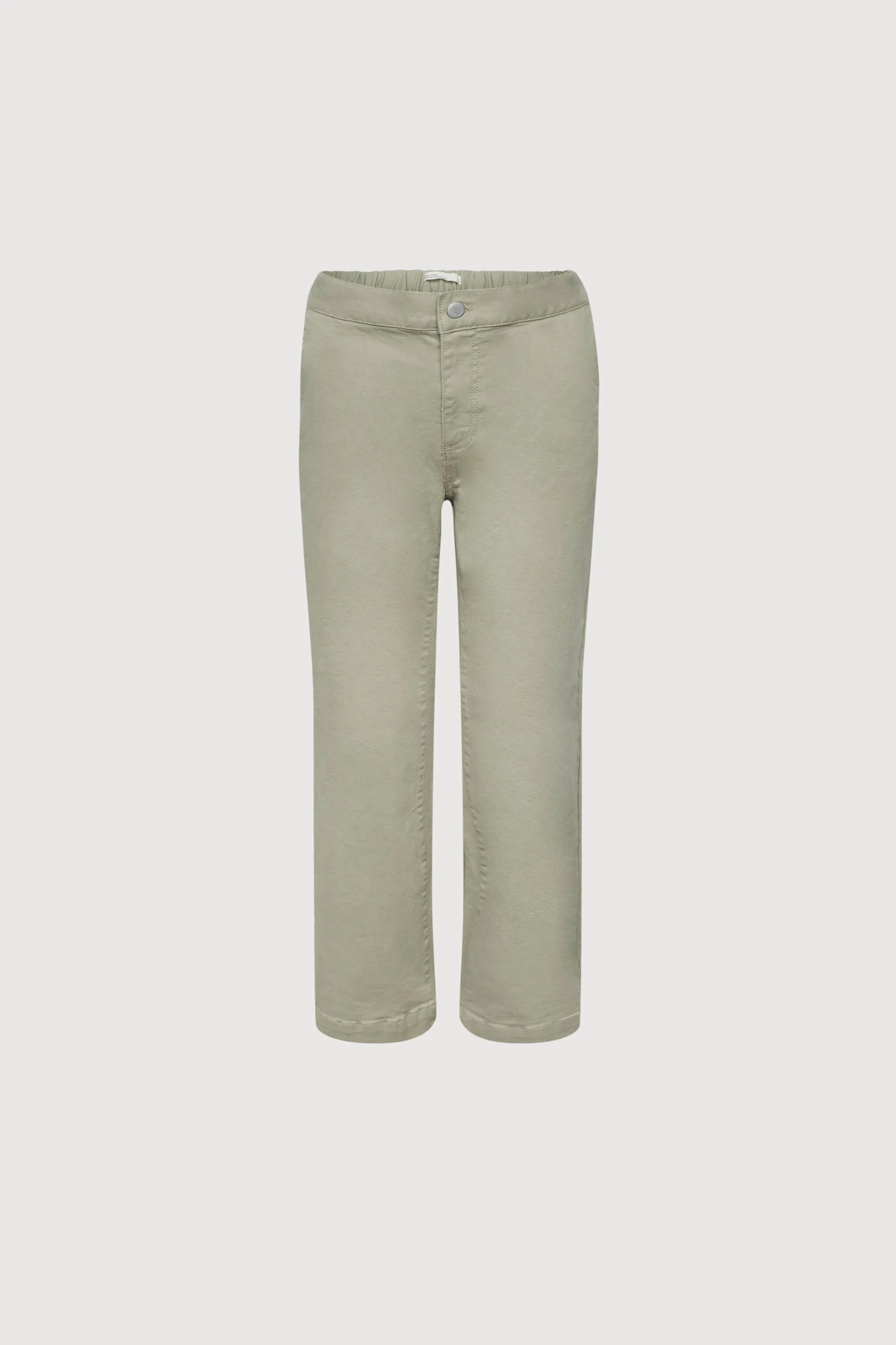 CROPPED LENGTH TWILL WIDE LEG PANT - Image 14