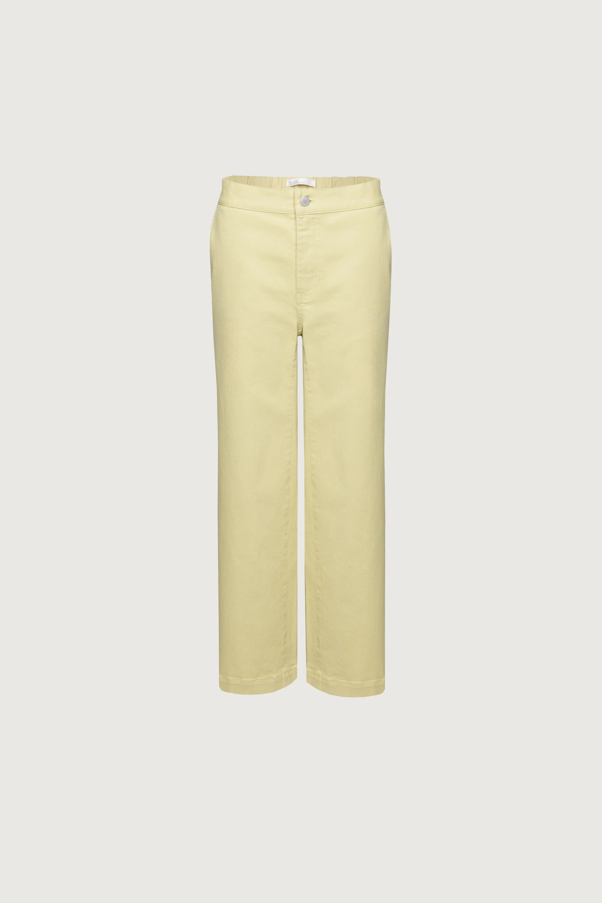 CROPPED LENGTH TWILL WIDE LEG PANT - Image 16