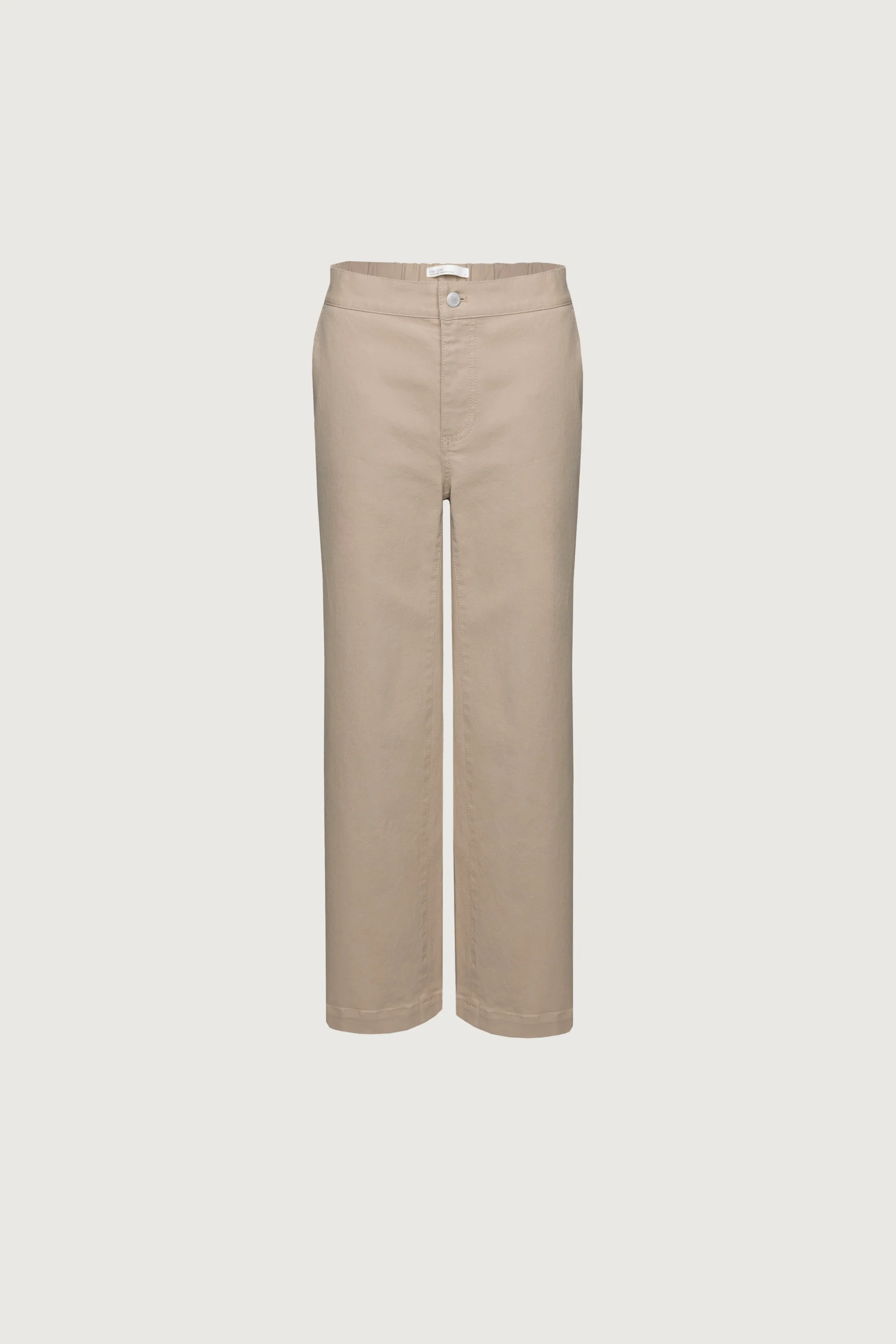 CROPPED LENGTH TWILL WIDE LEG PANT - Image 18