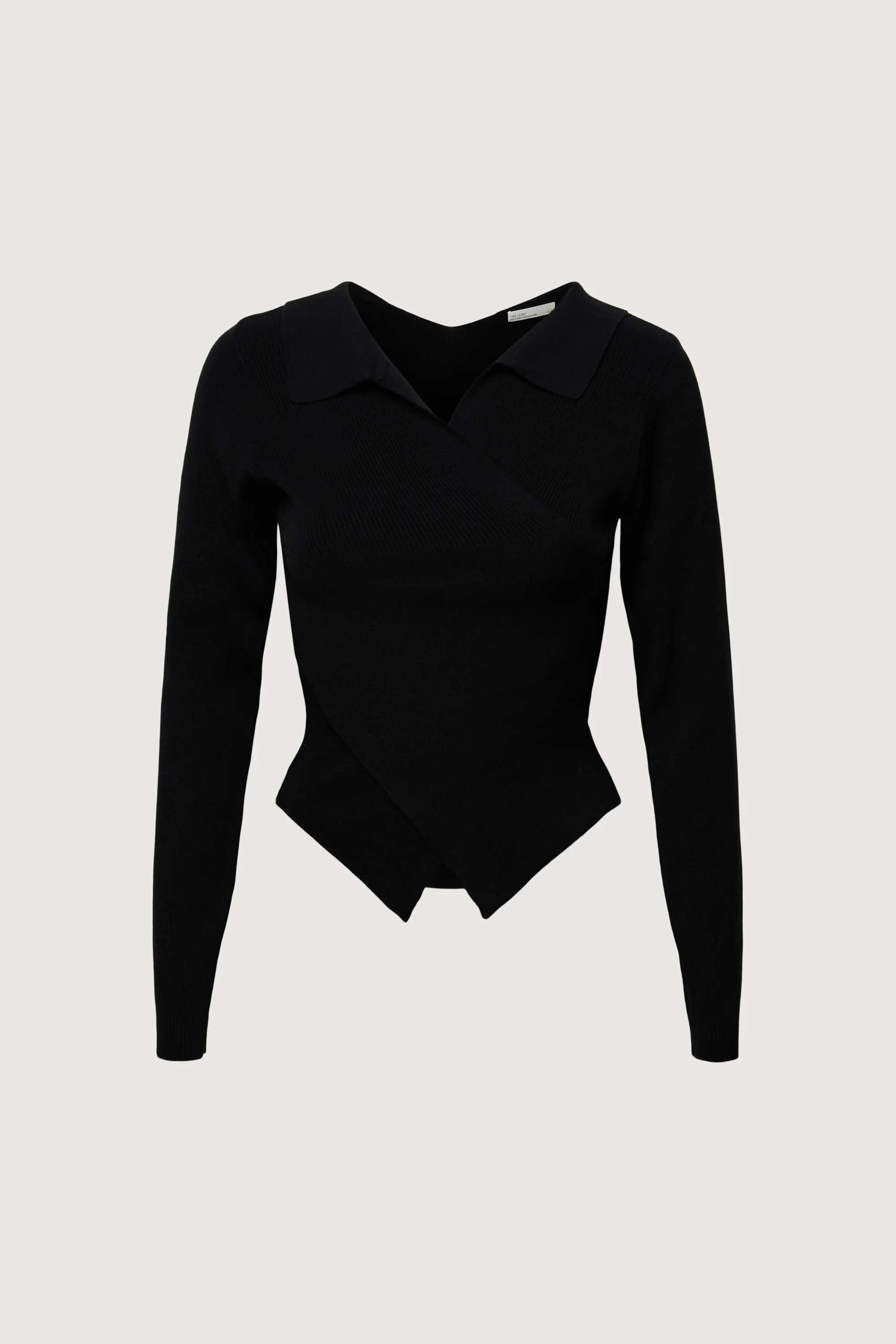 CROSSOVER COLLARED SWEATER - Image 4