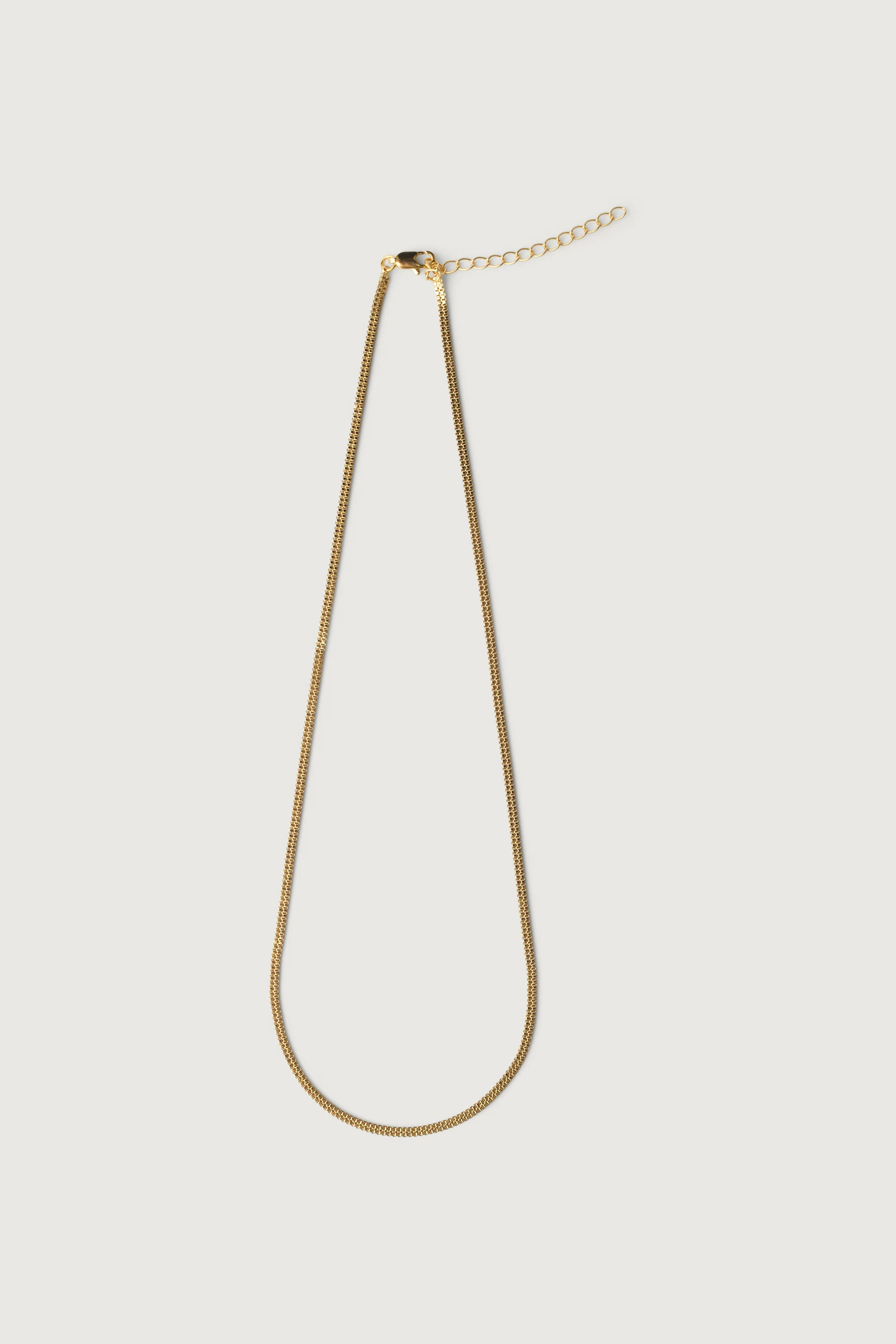 CUBE AND TWIST CHAIN NECKLACE - Image 4