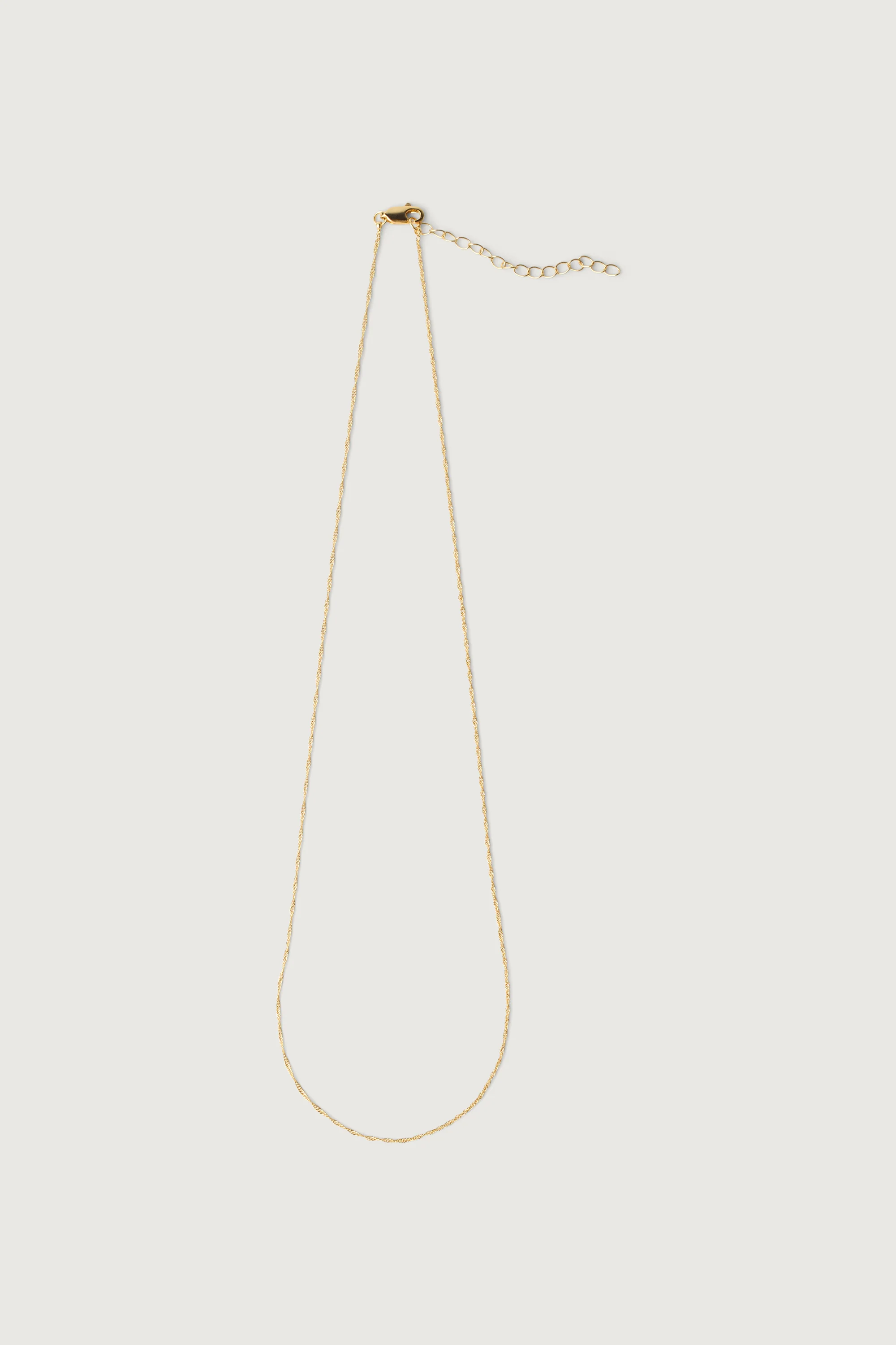 CUBE AND TWIST CHAIN NECKLACE - Image 5