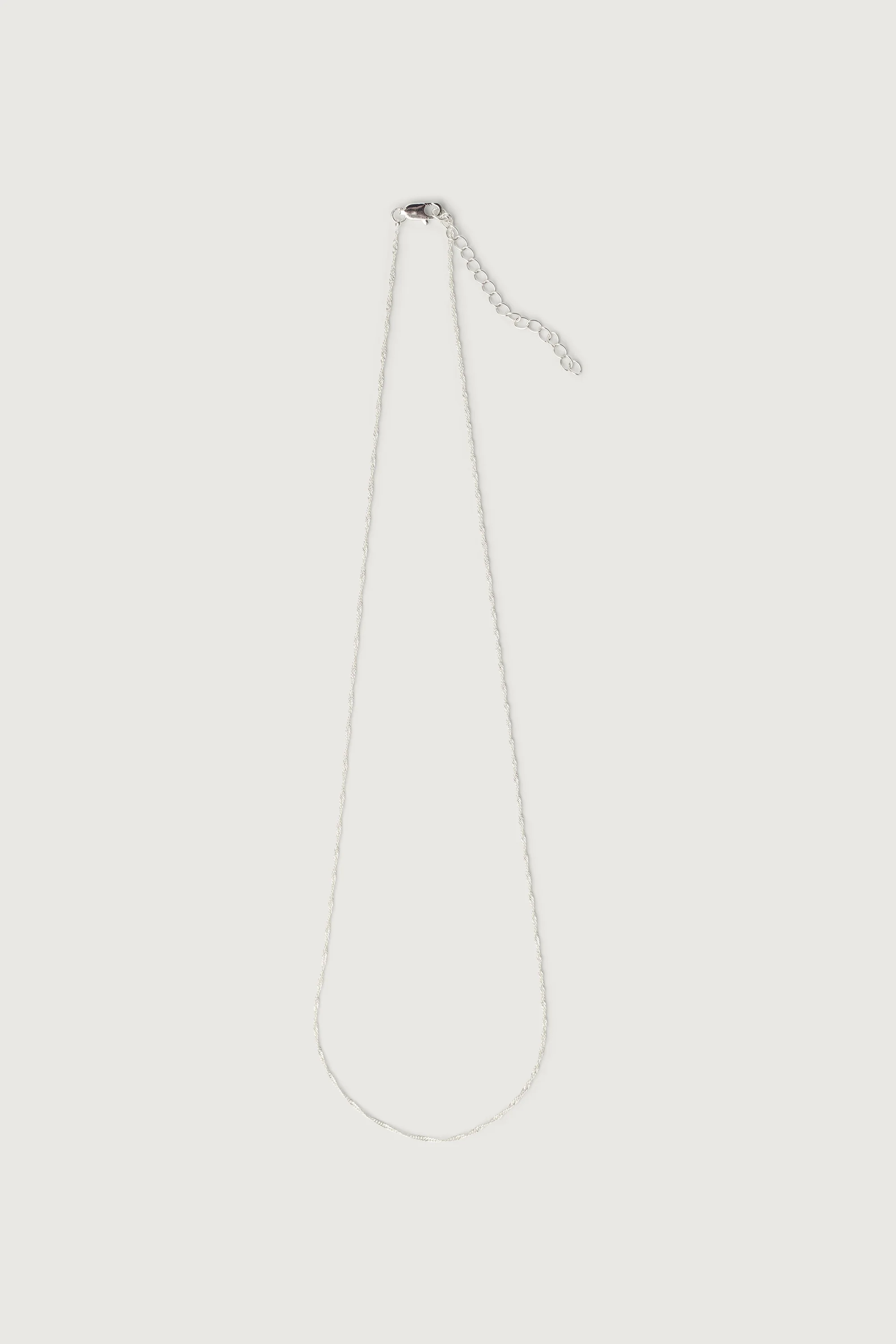 CUBE AND TWIST CHAIN NECKLACE - Image 7