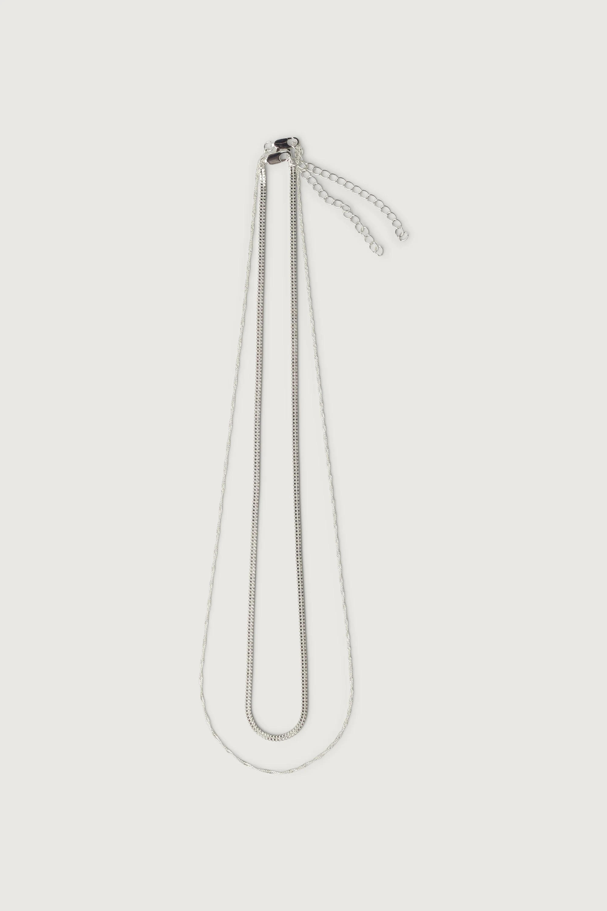 CUBE AND TWIST CHAIN NECKLACE - Image 8