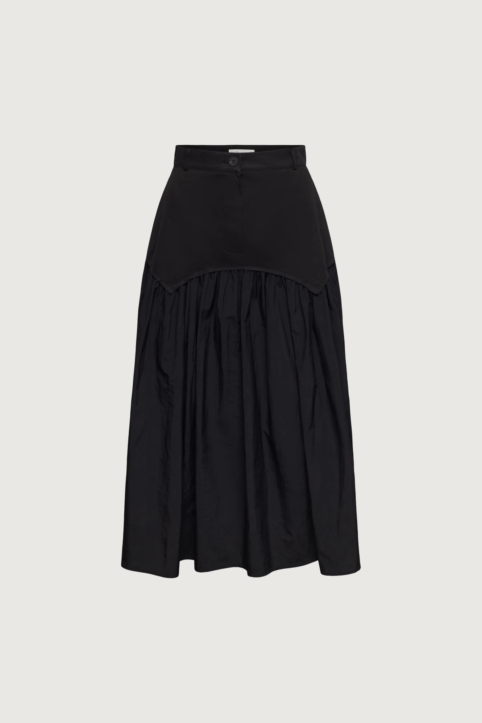 NYLON PLEATED MIDI SKIRT - Image 5