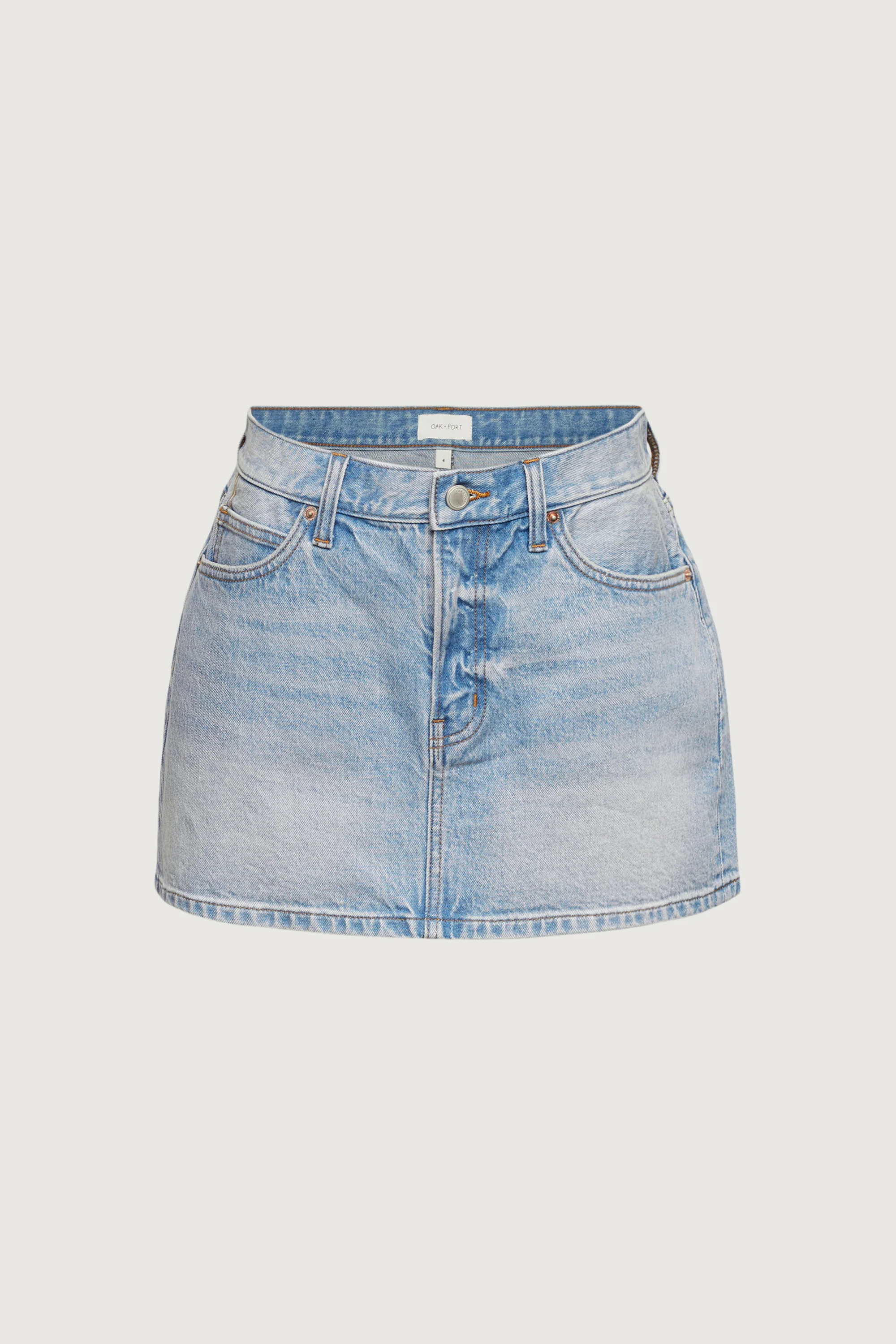 DENIM MINI SKIRT - Image 5