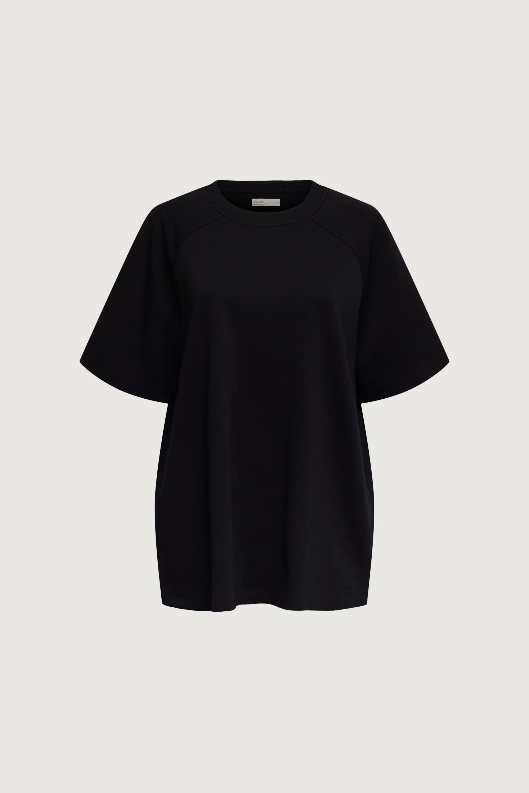 DOUBLE-KNIT COTTON BLEND RAGLAN T-SHIRT - Image 5