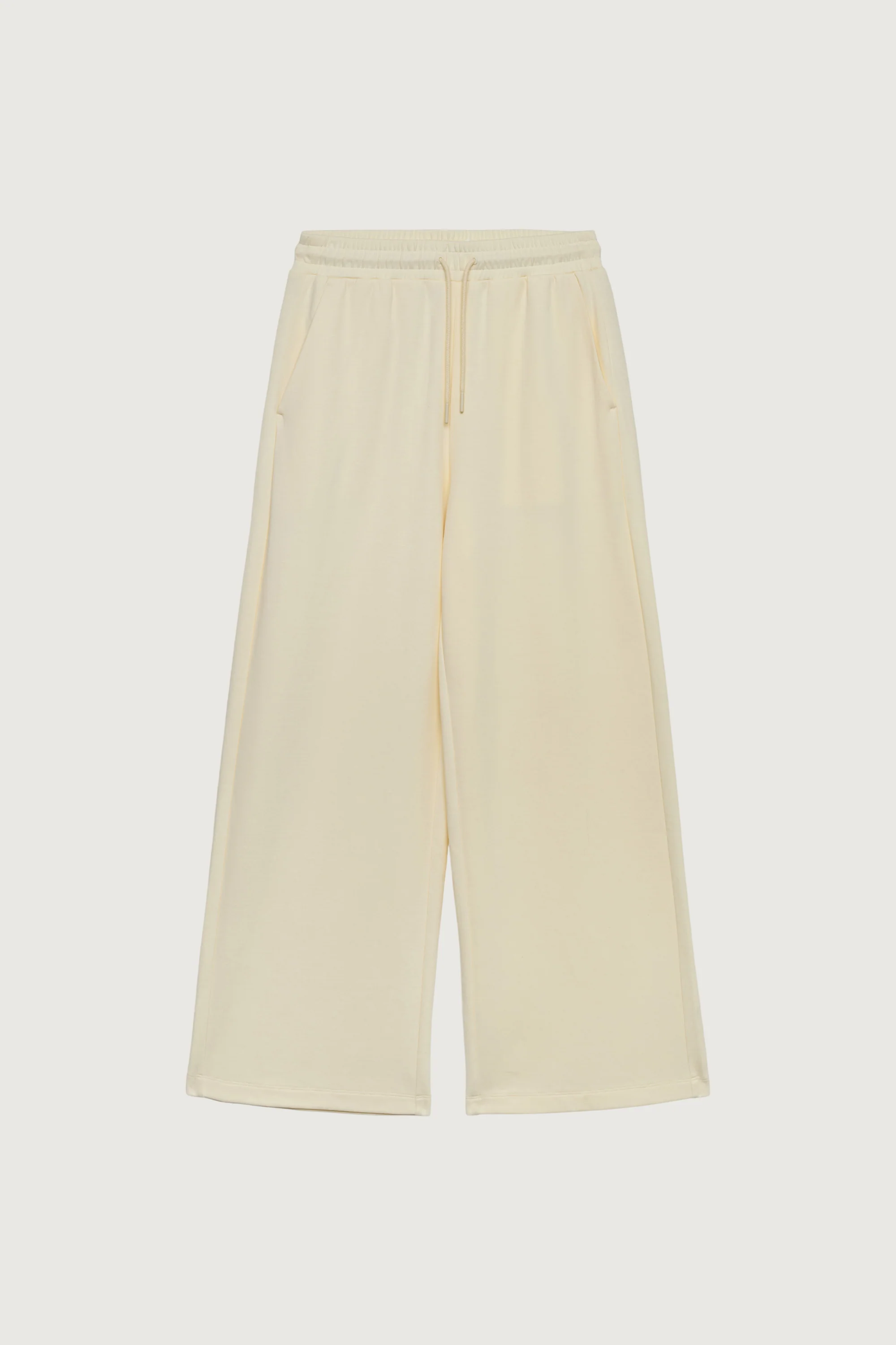 DOUBLE-KNIT COTTON BLEND WIDE LEG PANT - Image 4