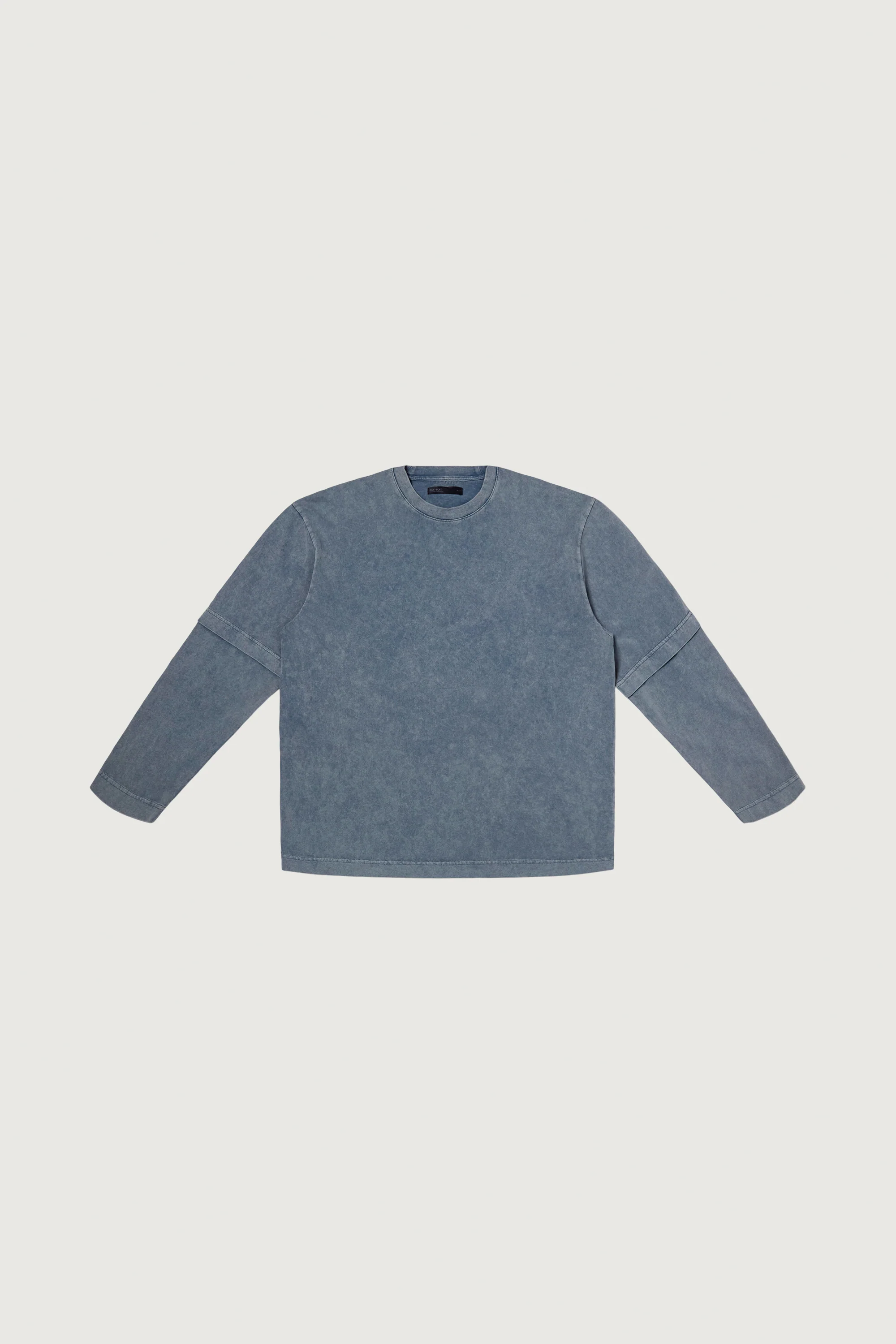 DOUBLE SLEEVE ACID WASH TEE - Image 2